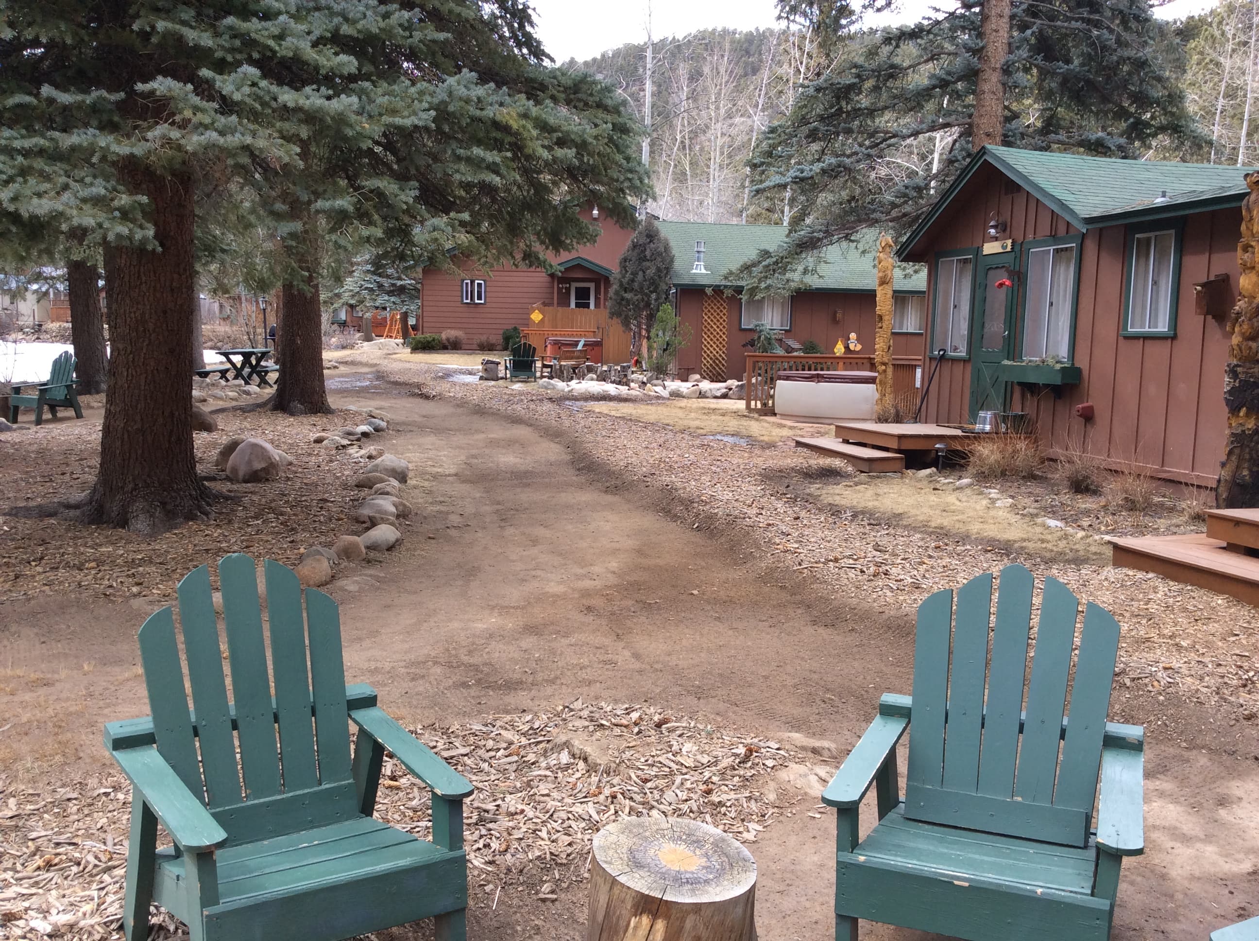 cozy cabins on the river photo