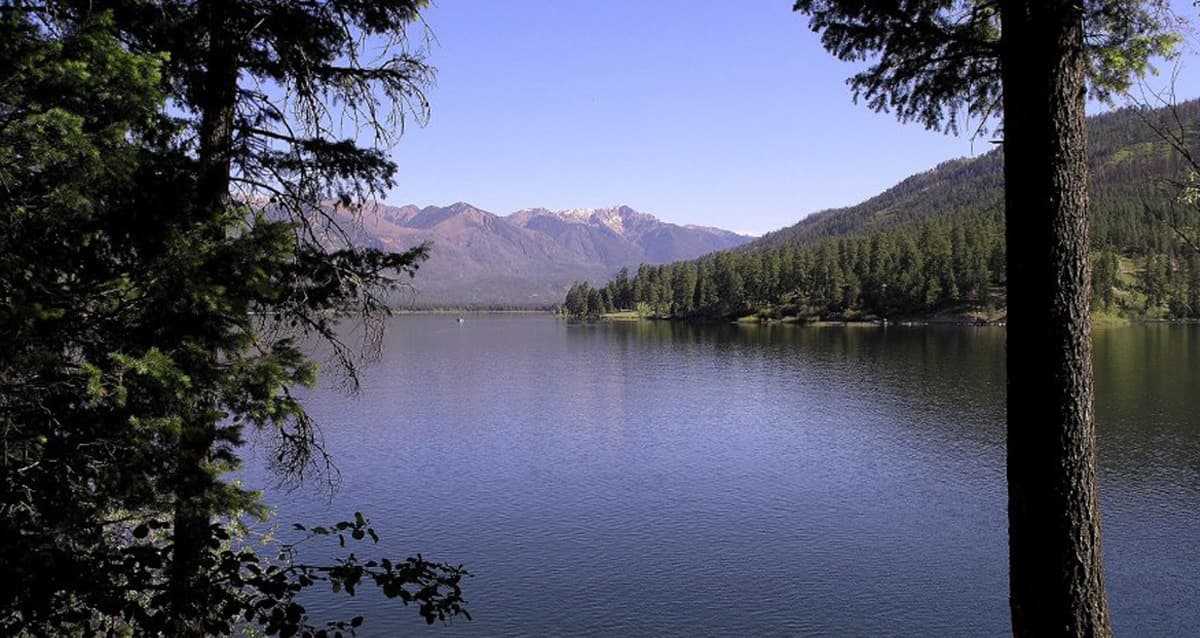 vallecito lake in southwest colorado photo