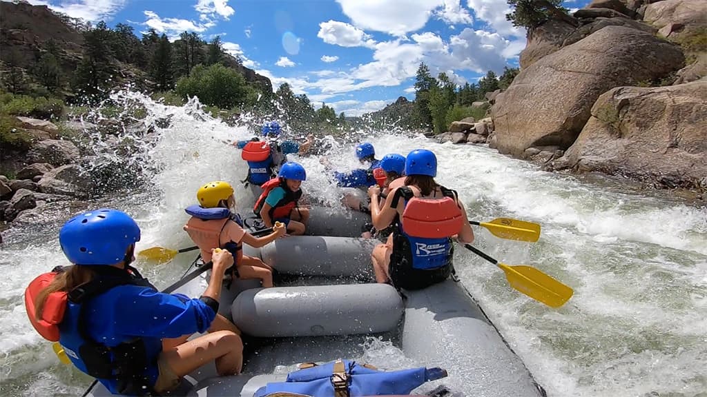 zoom flume rapid in browns canyon national monument.  photo 6