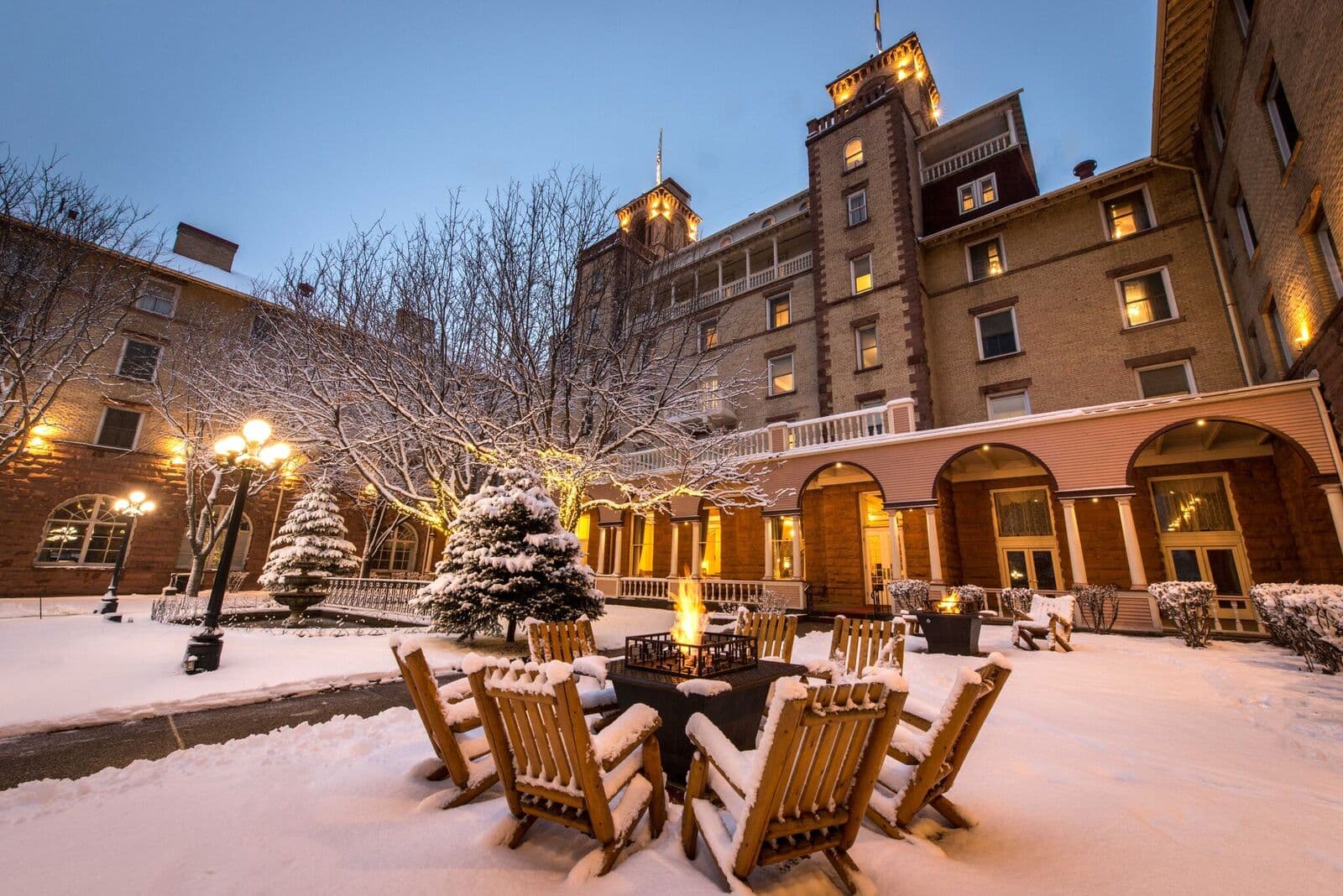 snowy view at the hotel colorado photo 4