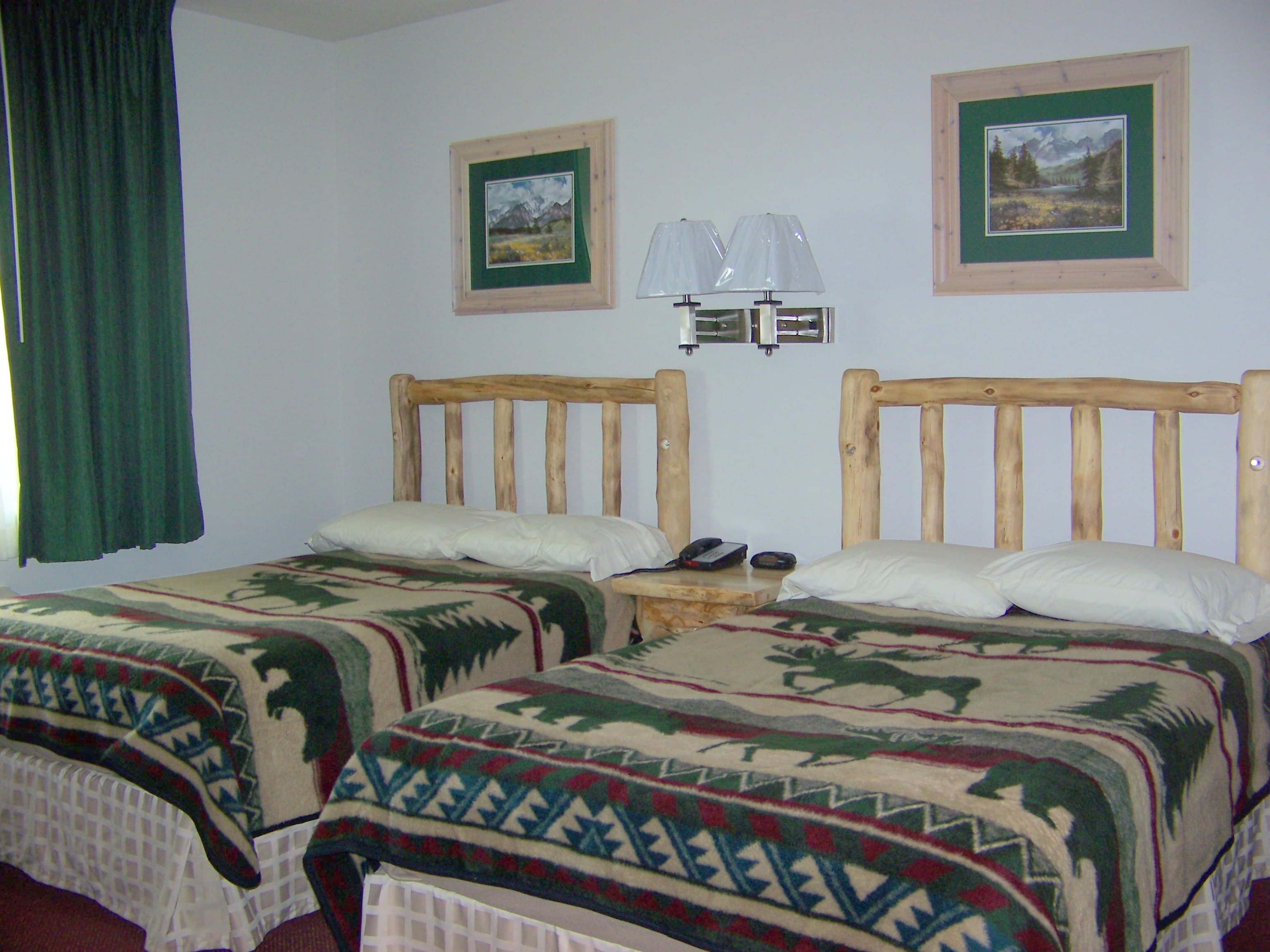 2 beds, new motel photo