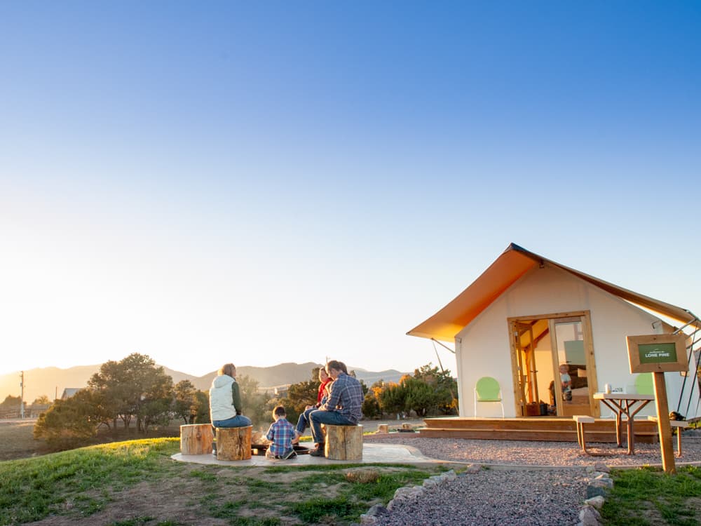 stylish canvas tent rentals near royal gorge photo 19