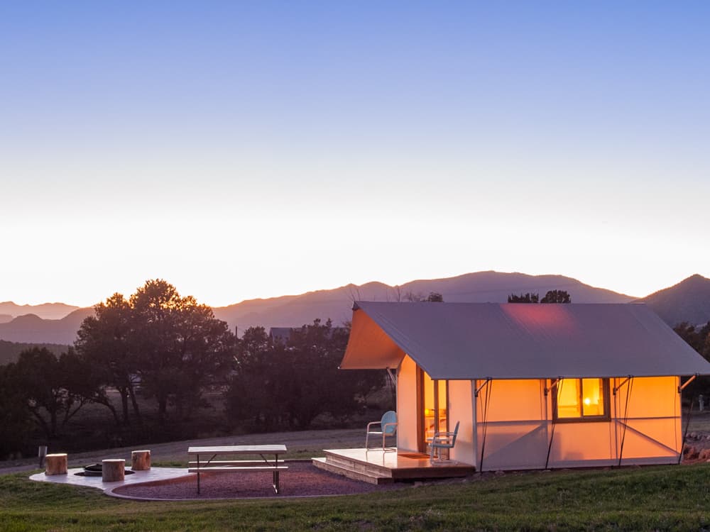 romantic glamping tent rentals near royal gorge photo 20