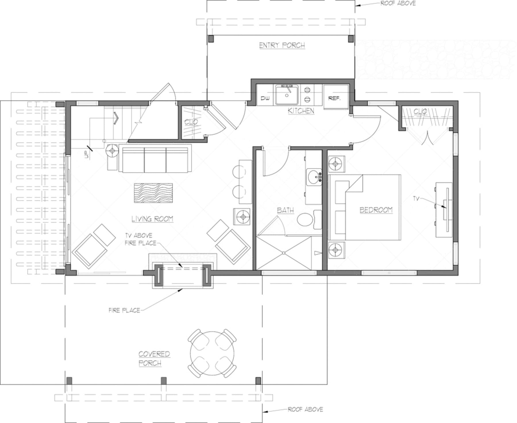 double king cabin floor plan - first floor photo 15