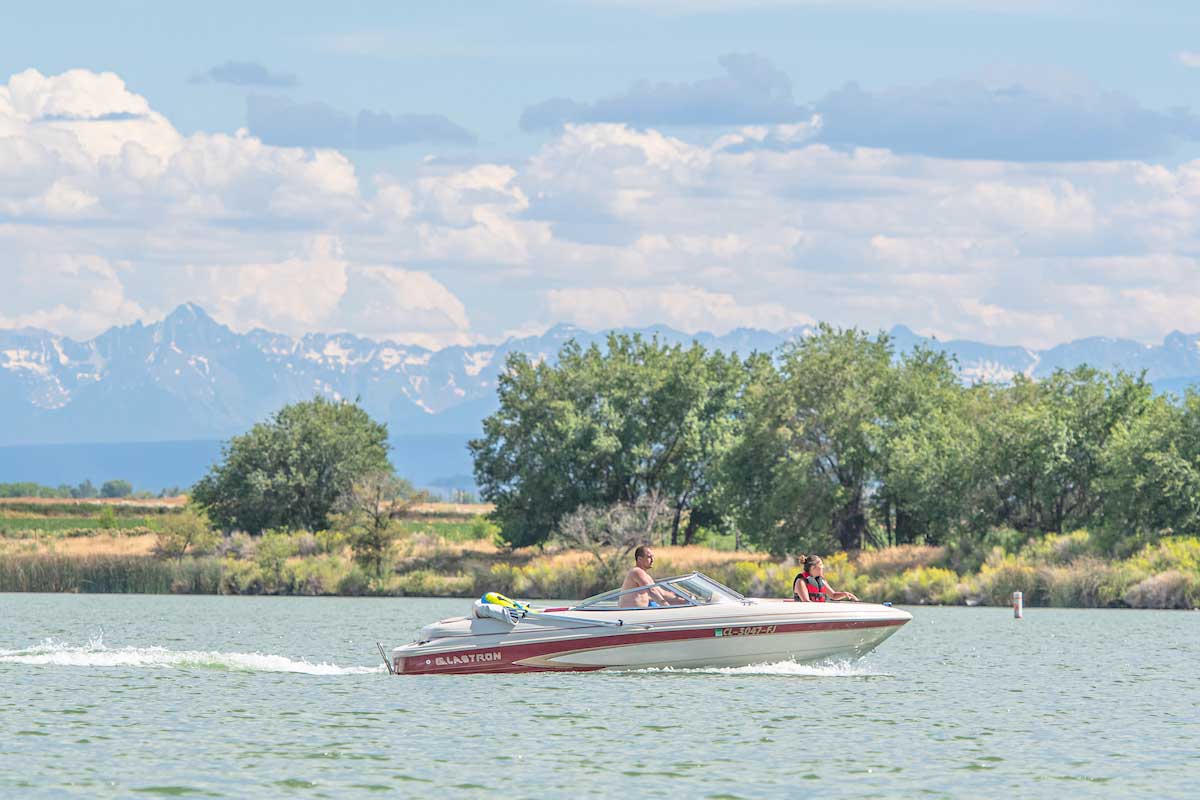 Boating at Sweitzer State Park