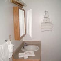 squeaky-clean bathroom. photo