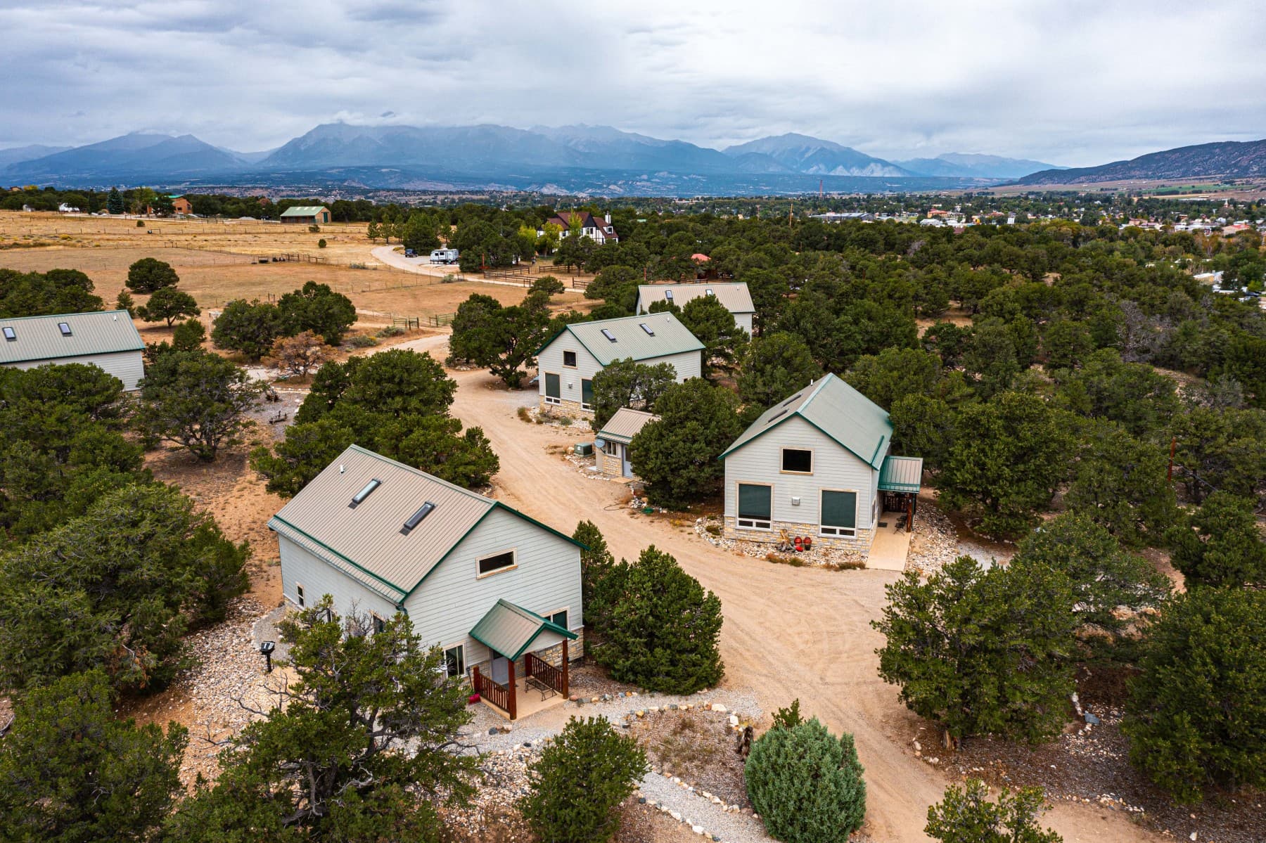 blue coyote ranch is a 33-acre ranch located just 1.5 miles from downtown salida. photo