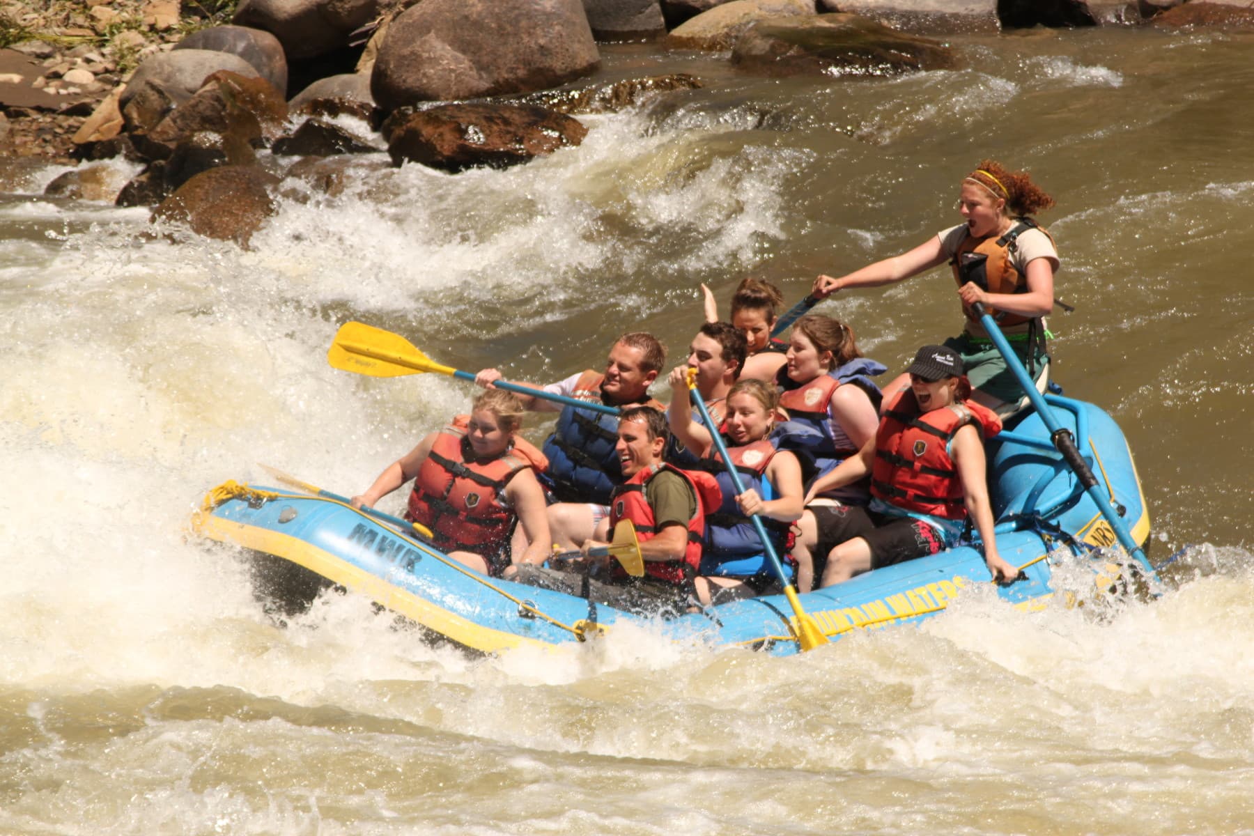 family friendly class ii-iii animas river, mwr, durango, co photo