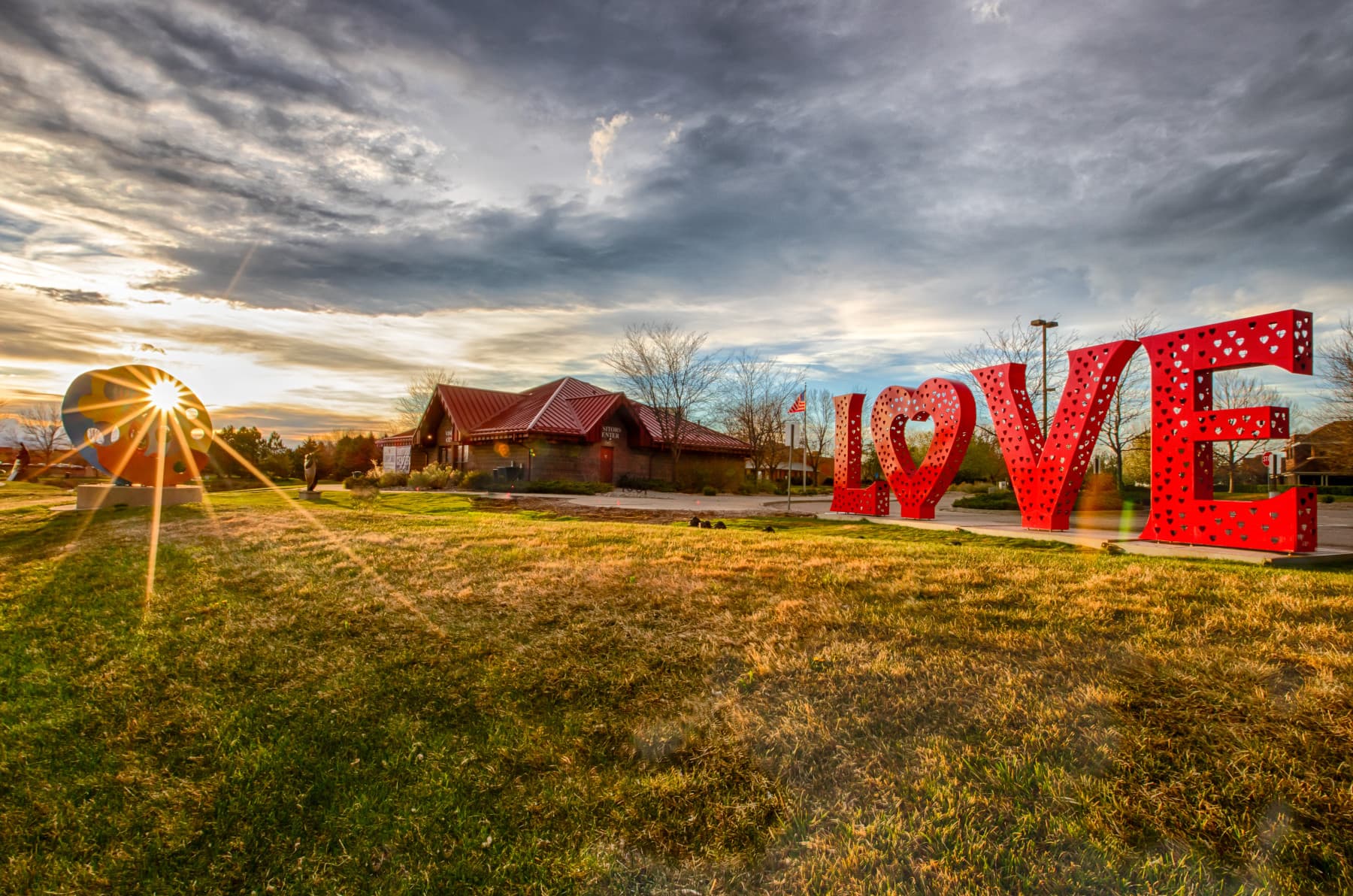 love lock sign at the visitors center photo