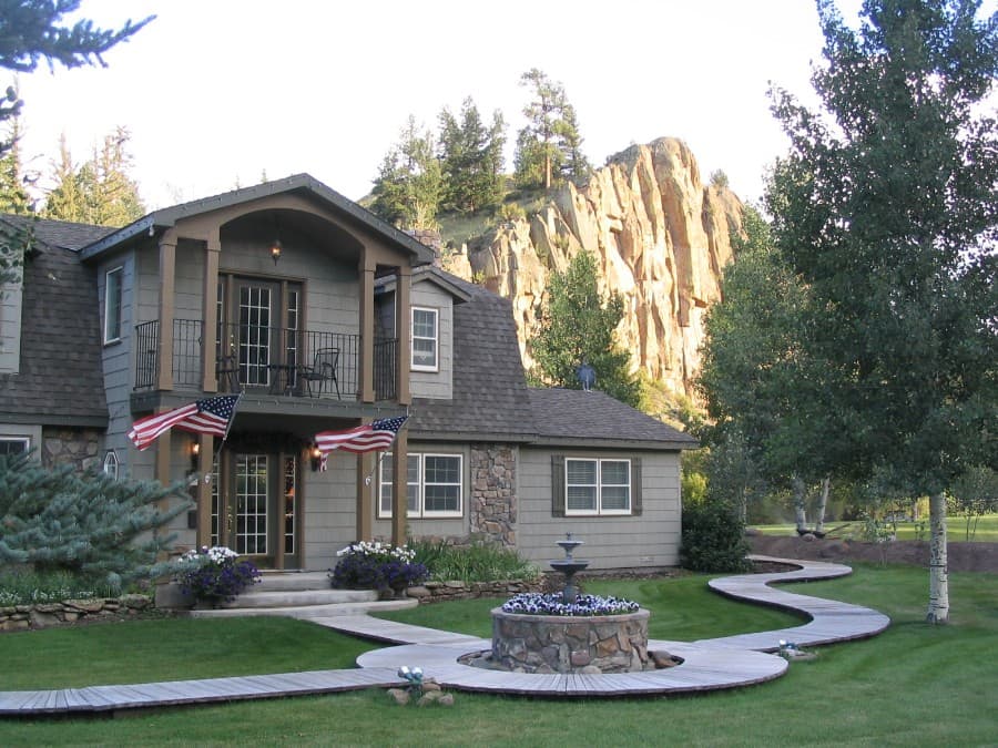 guest entrance at arbor house inn photo