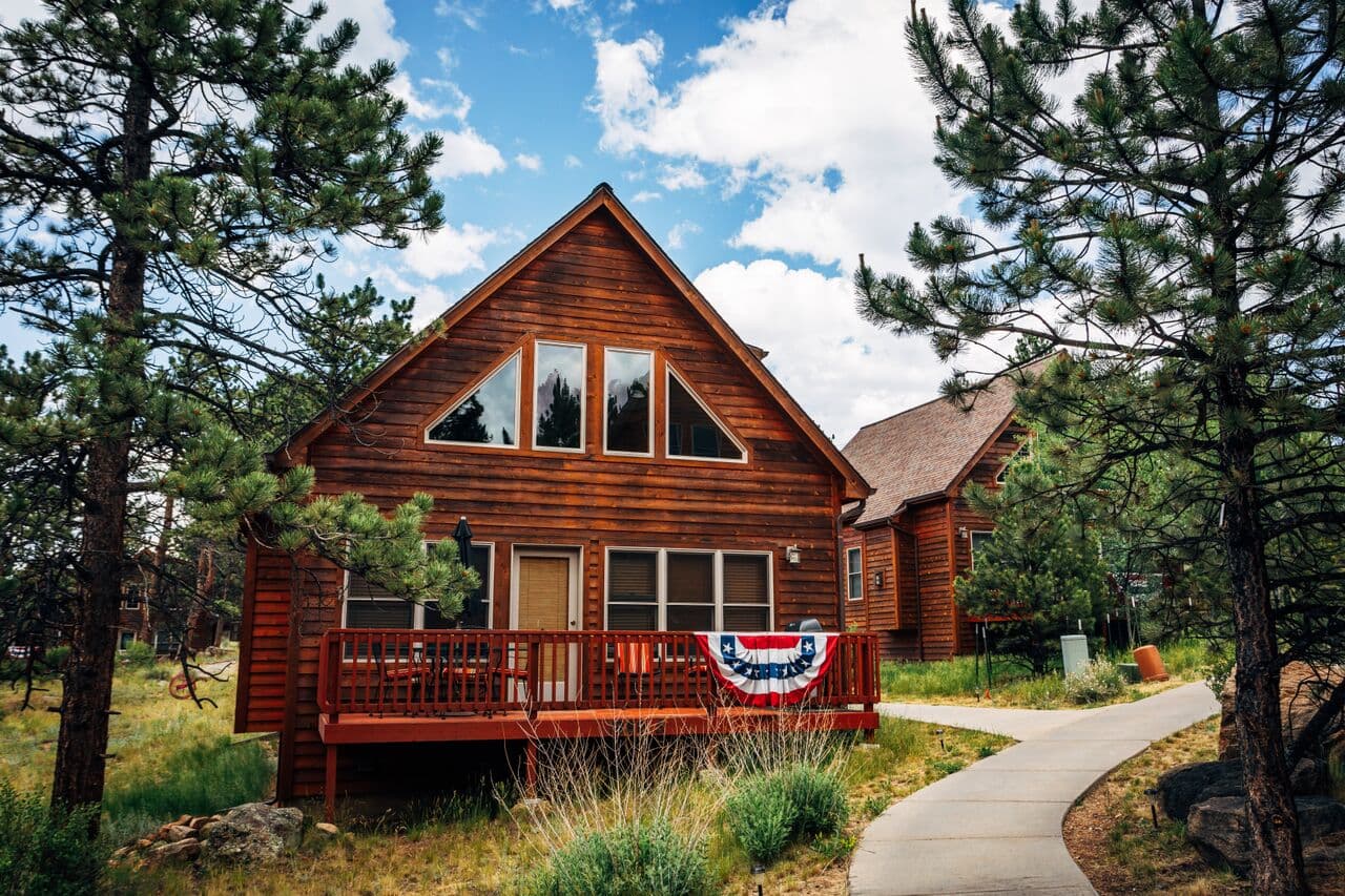 all privately-owned cabins have that rustic feeling with all the comforts of home. photo