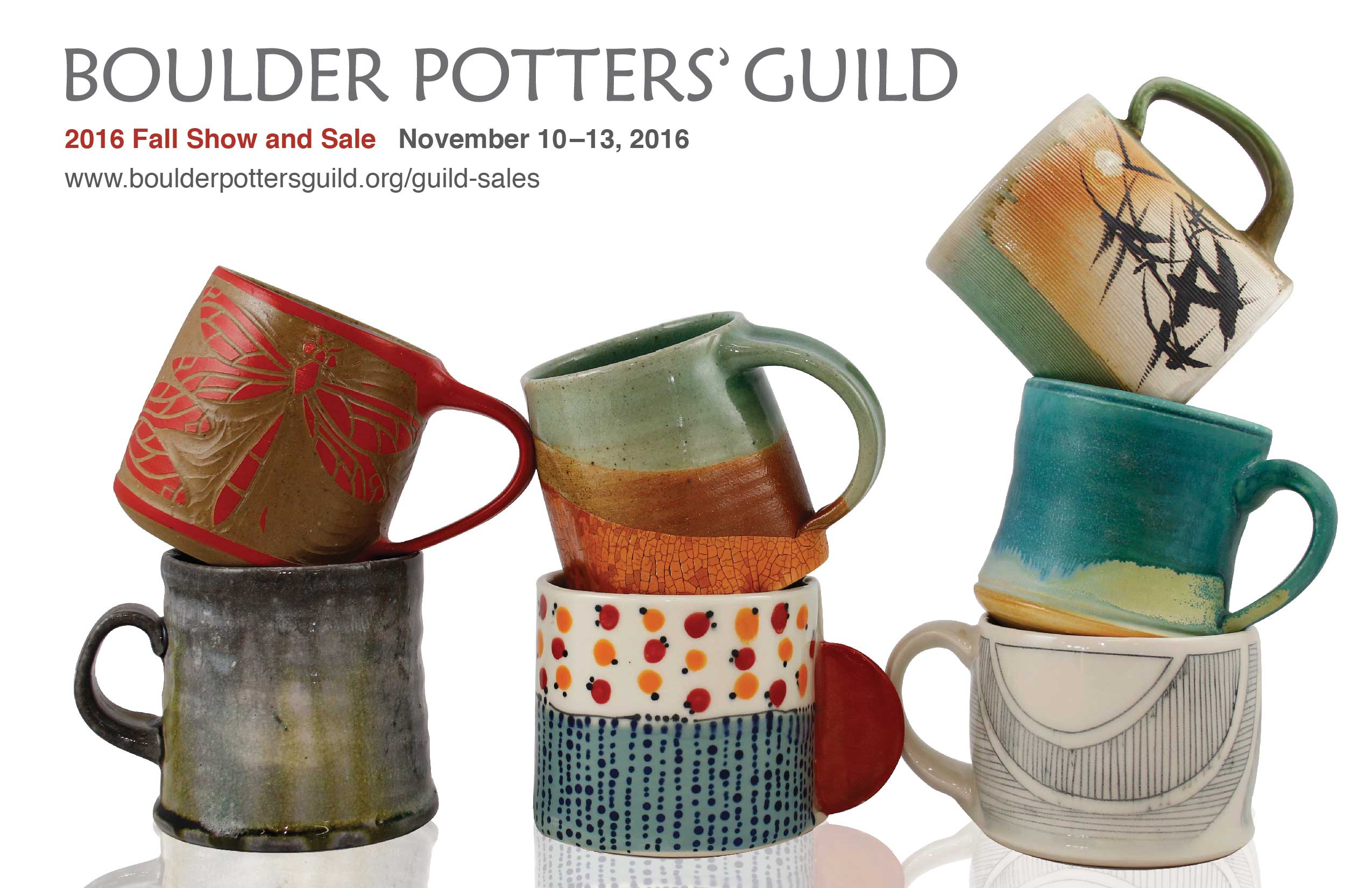 cups for the boulder potters' guild 2016 fall show and sale photo