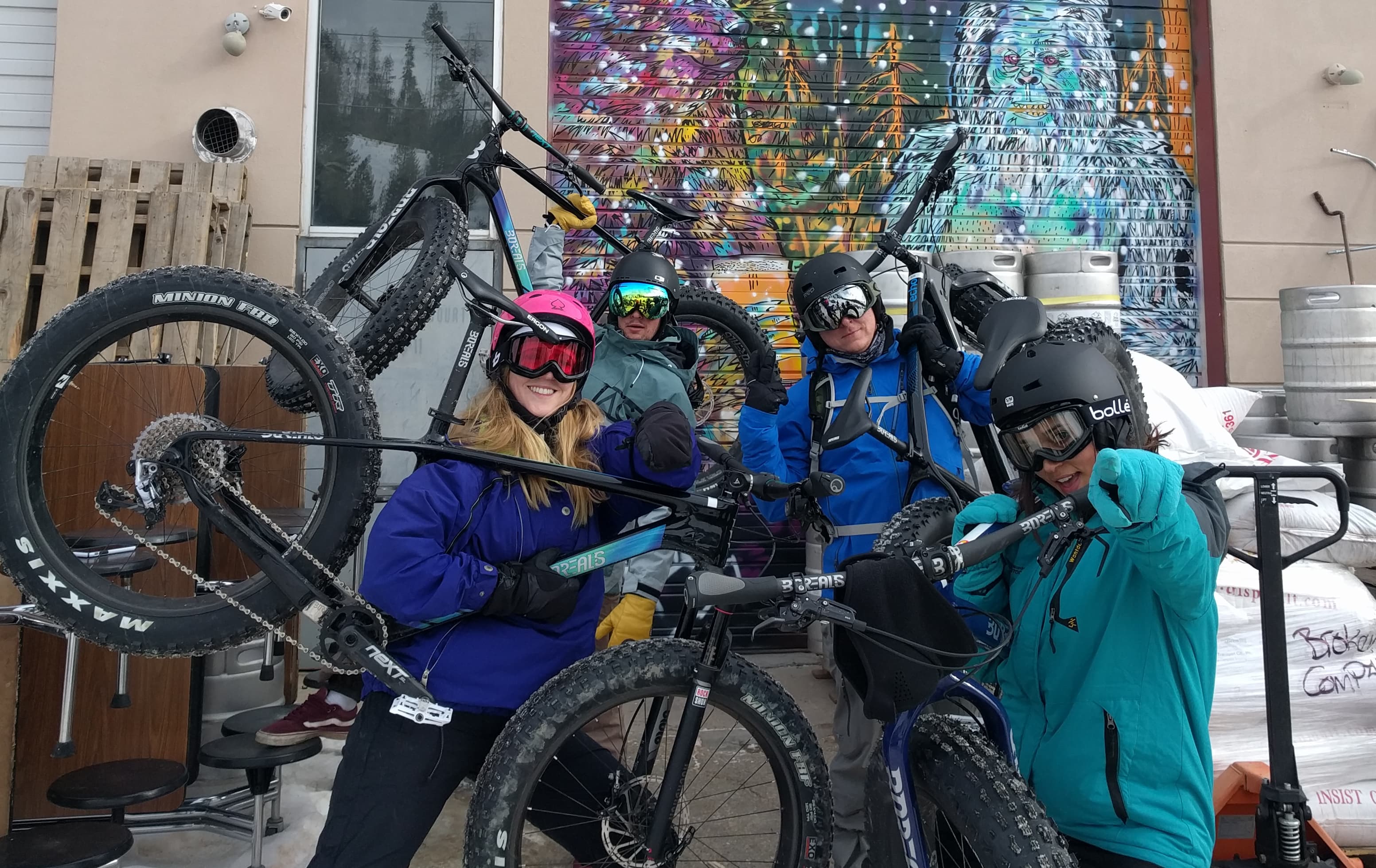ridden fat bike tours to broken compass craft brewery photo