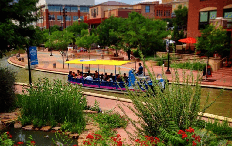 arkansas riverwalk in pueblo photo