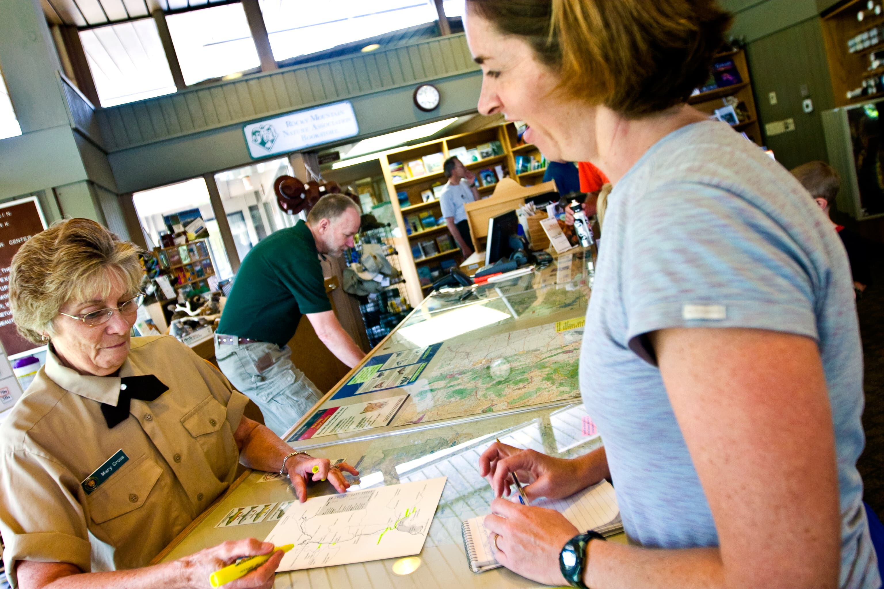 kawuneeche visitor center in rocky mountain national park photo