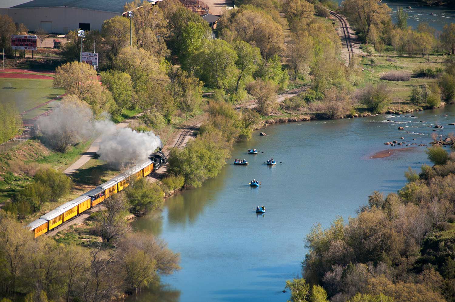 animas river in durango photo