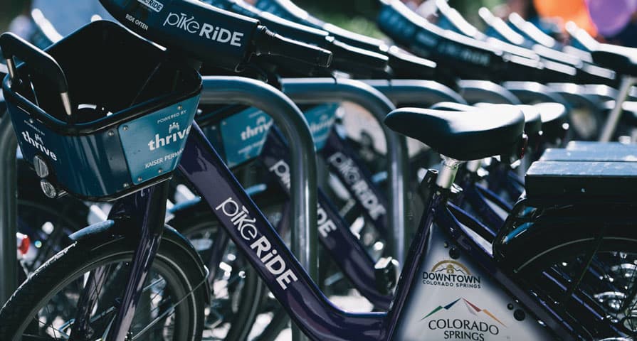 pikeride bike share colorado springs photo