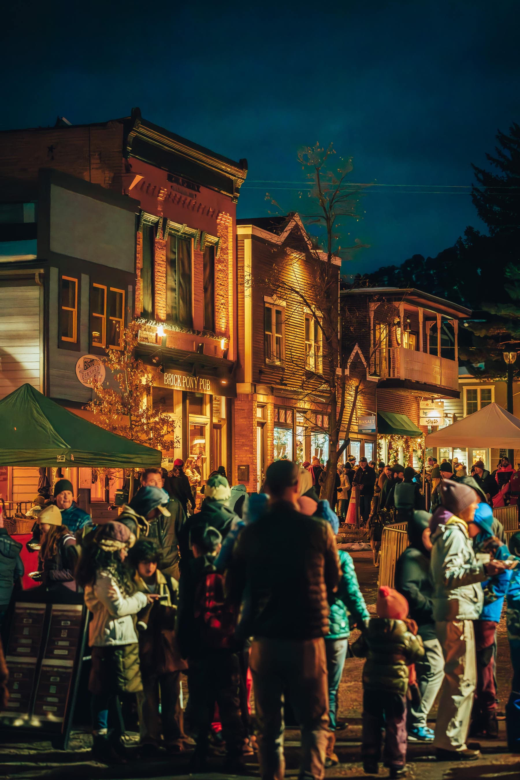 annual downtown basalt's holiday celebration, "merry on midland" photo