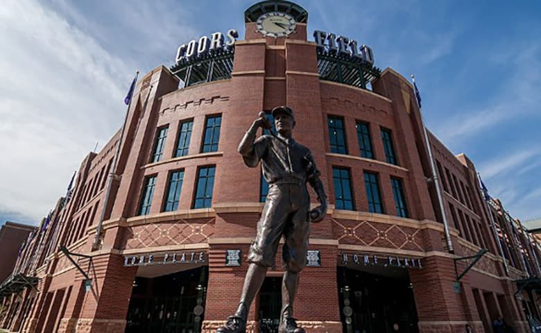 coors field, home of the colorado rockies baseball team photo
