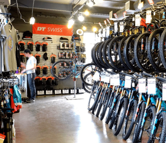 golden bike shop photo