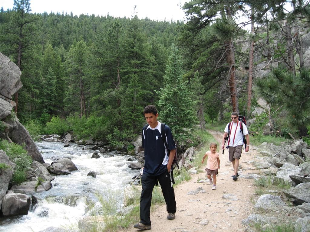 hiking at eldorado canyon state park photo 13