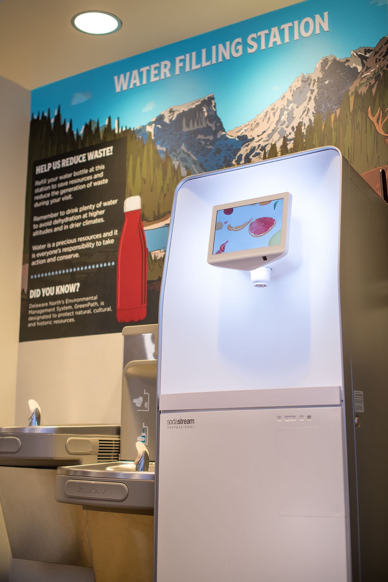 water filling station and complimentary soda stream. photo 18