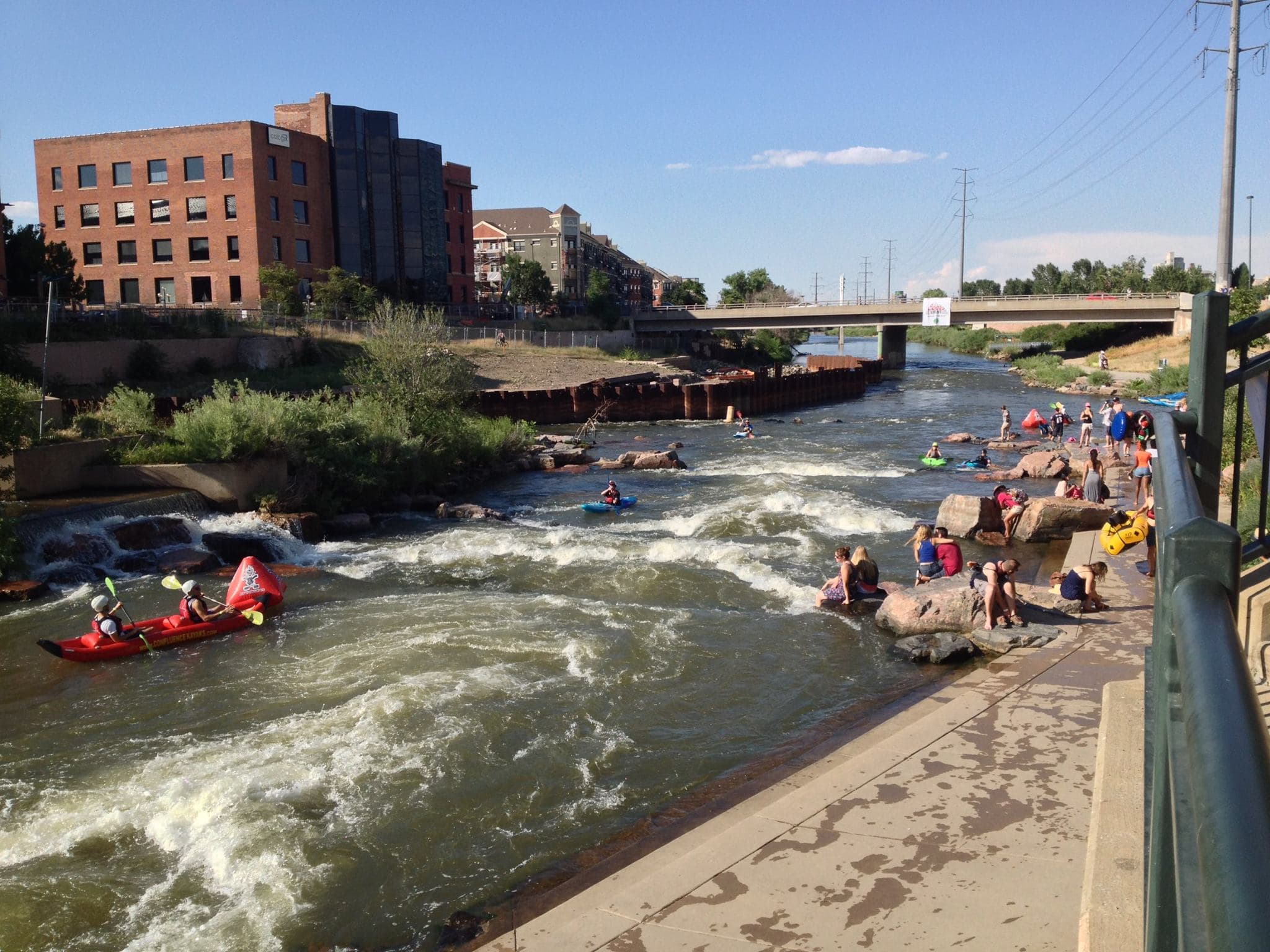confluence kayak in denver photo