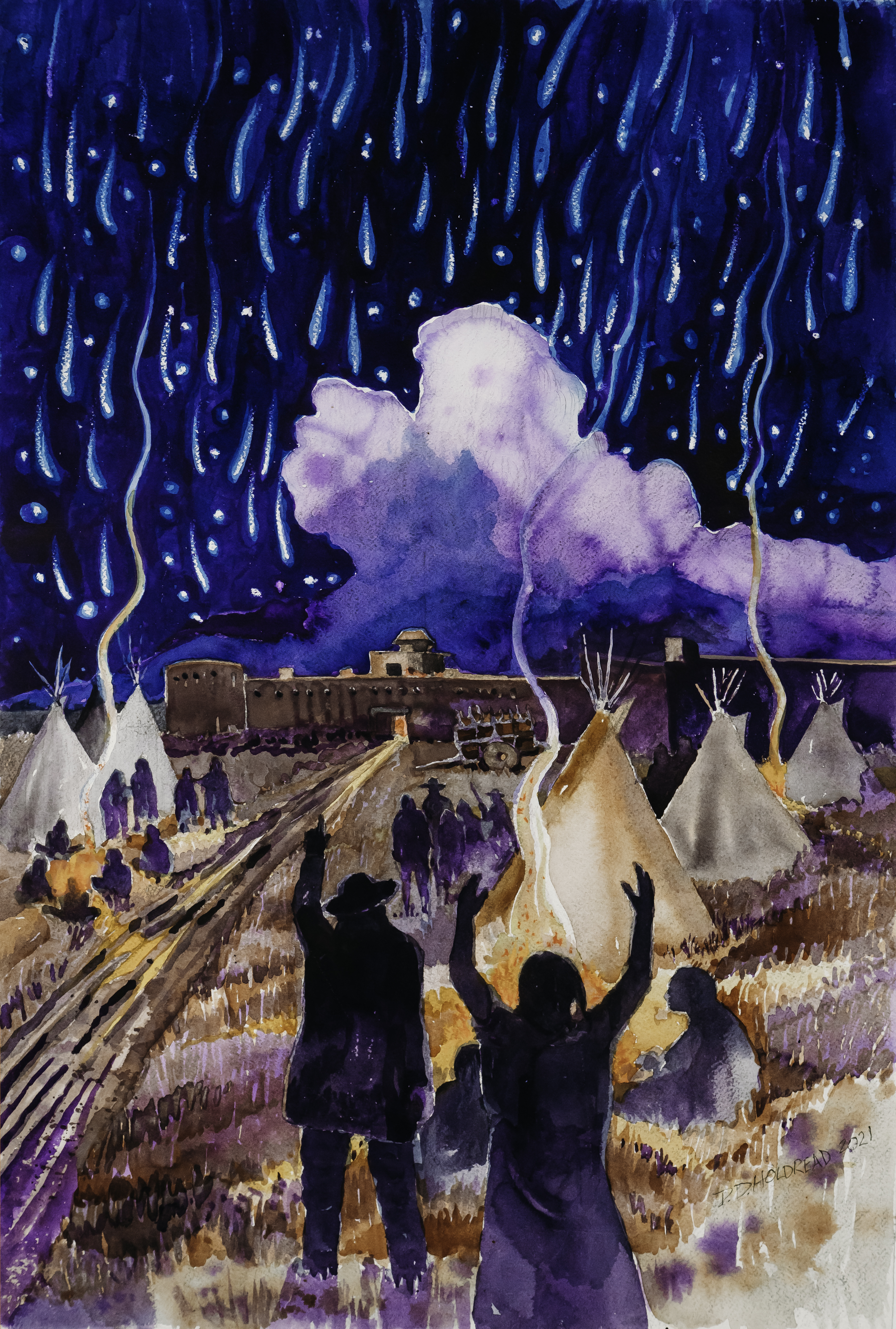 Bent's Fort - The Night the Stars Fell Artwork