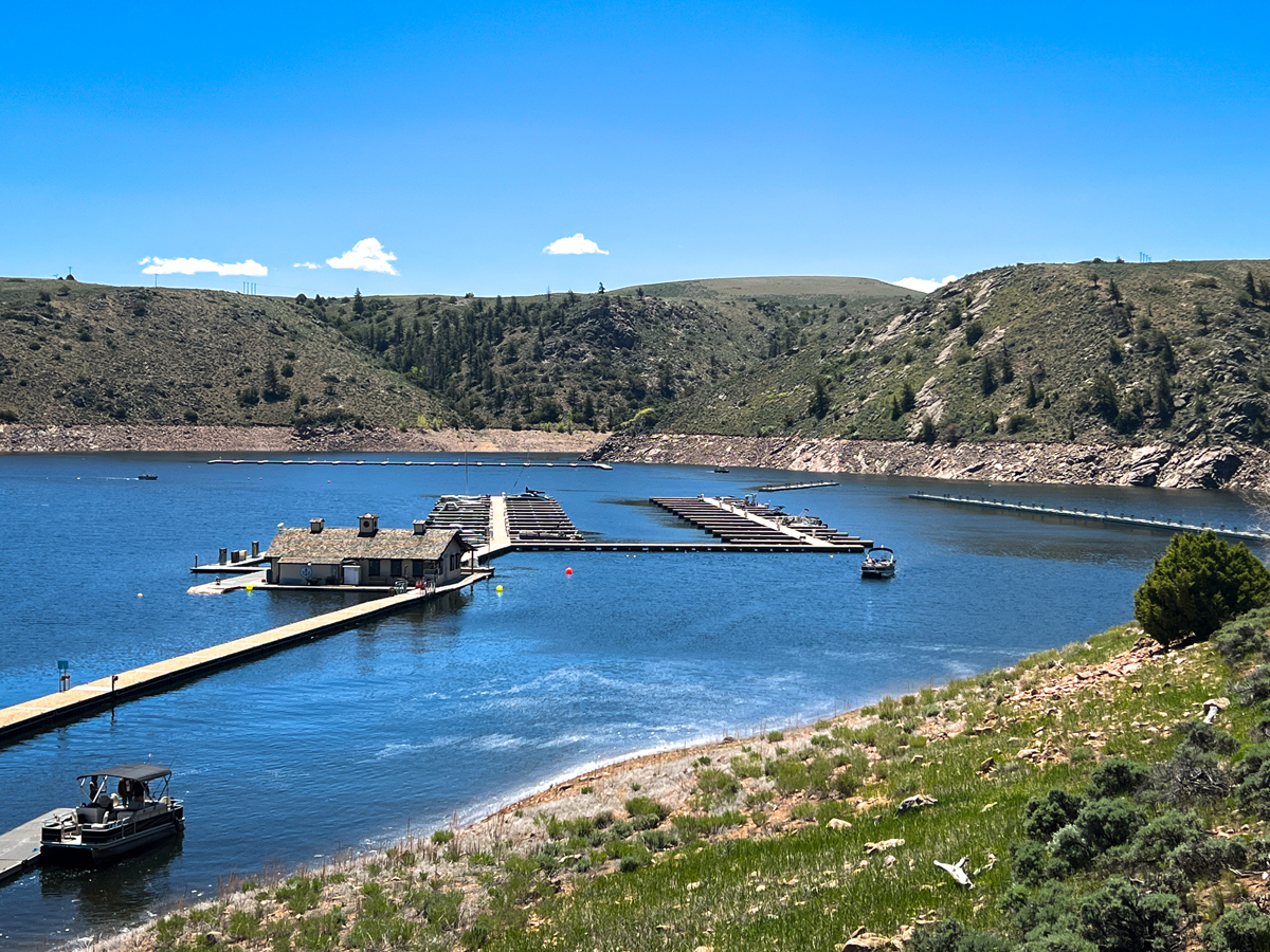Blue Mesa Marina in Gunnison, Colorado