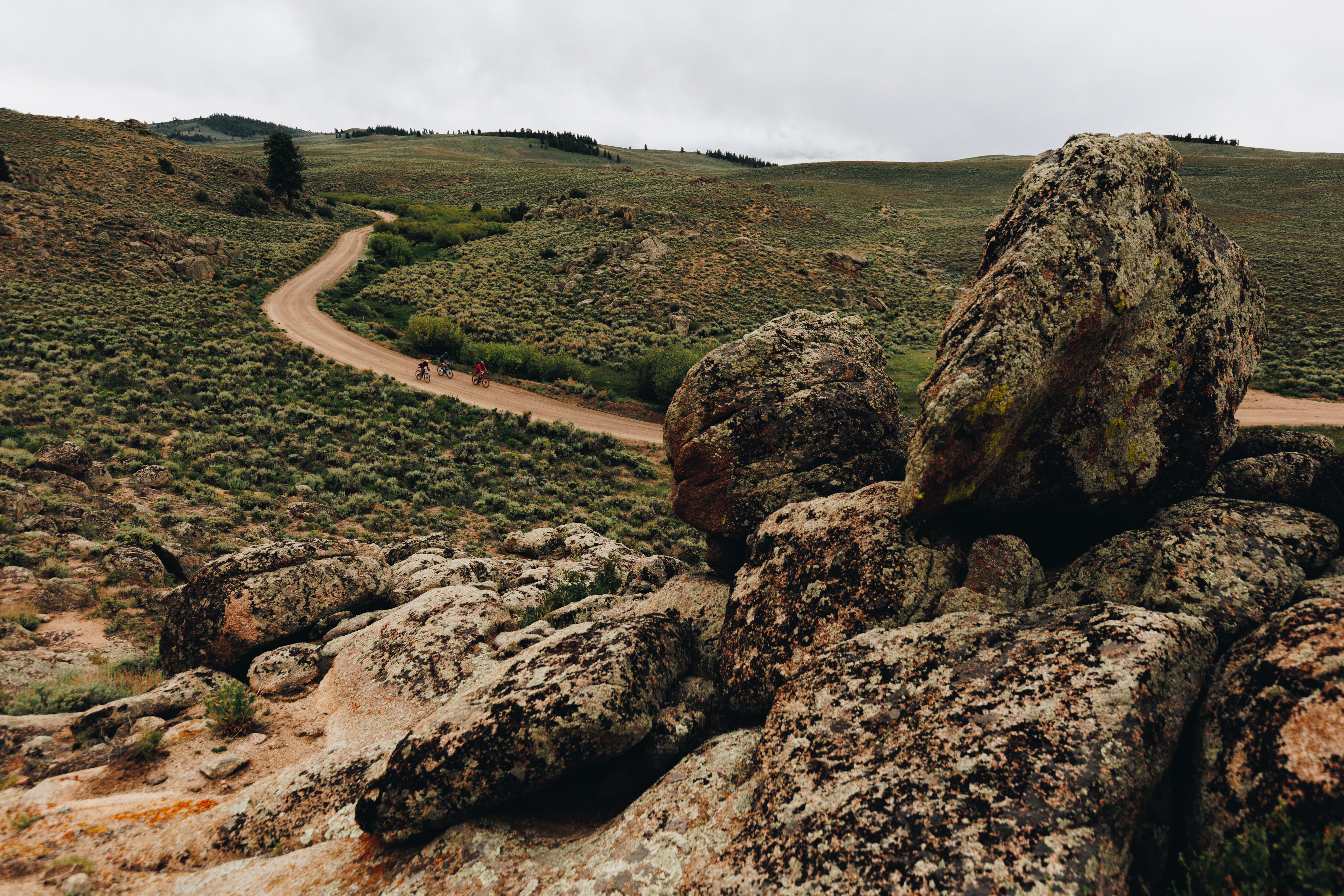 Gravel biking Hartman Rocks in Gunnison, Colorado
