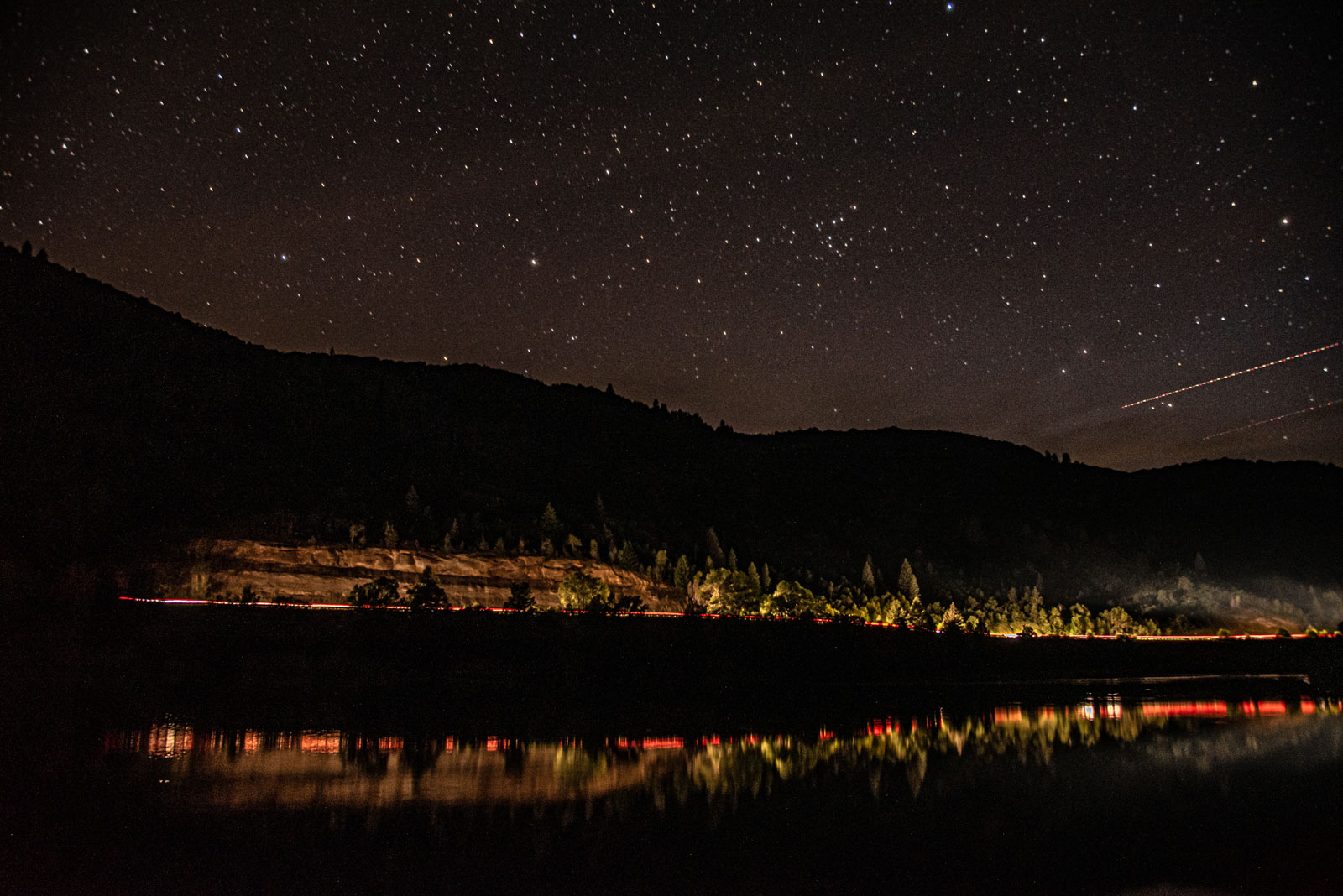 Starry skies over Paonia State Park