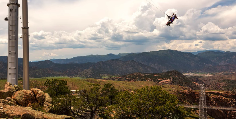 Ride The Royal Rush Skycoaster Colorado Com