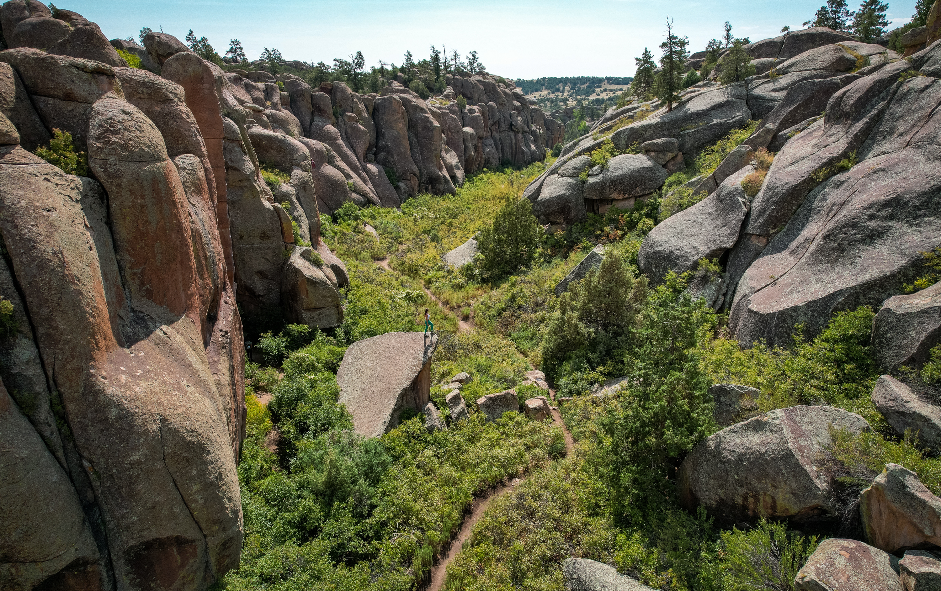 Penitente Canyon from above 
