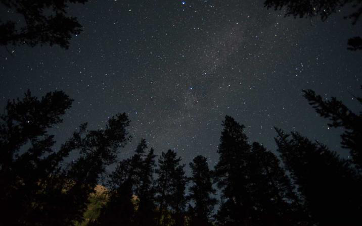 Stargazing at Jackson Lake State Park in Colorado