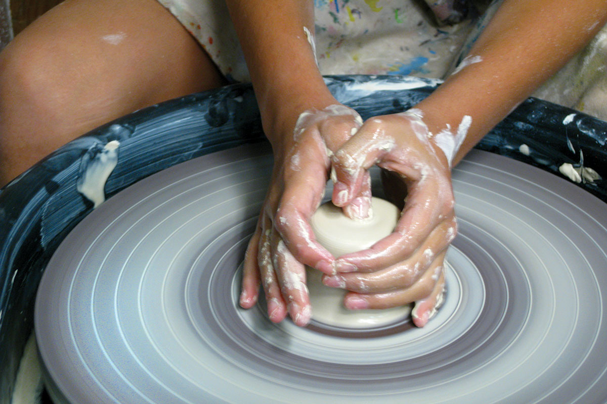 Pottery at Ah Haa School for the Arts in Telluride