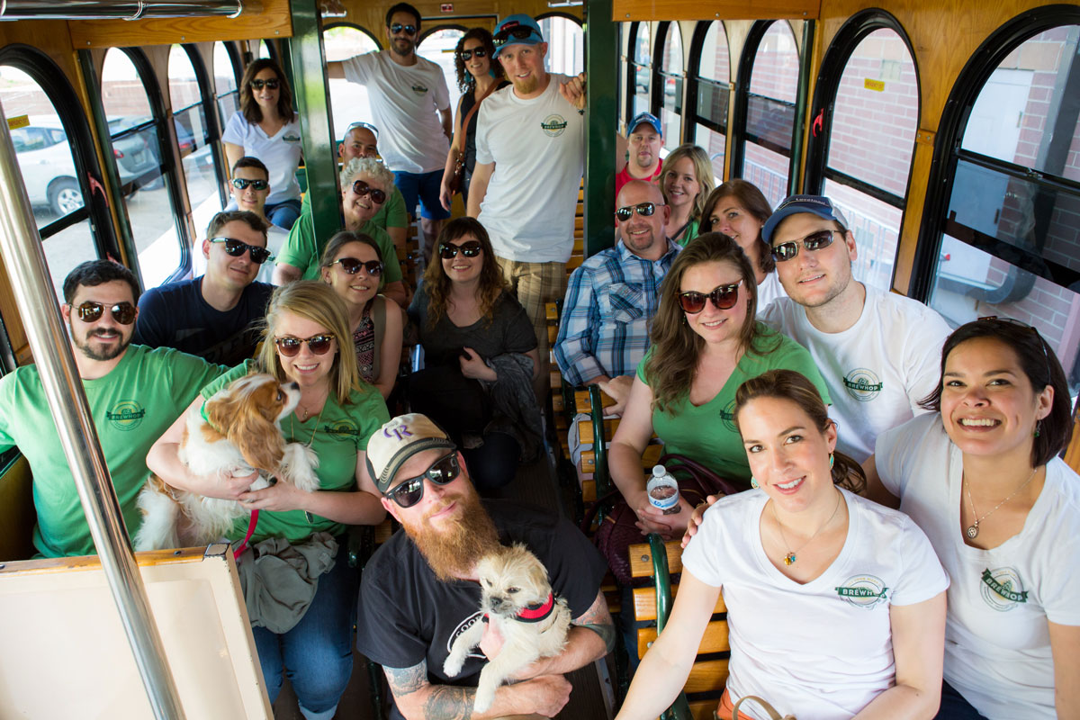 Brewhop Trolley in Longmont