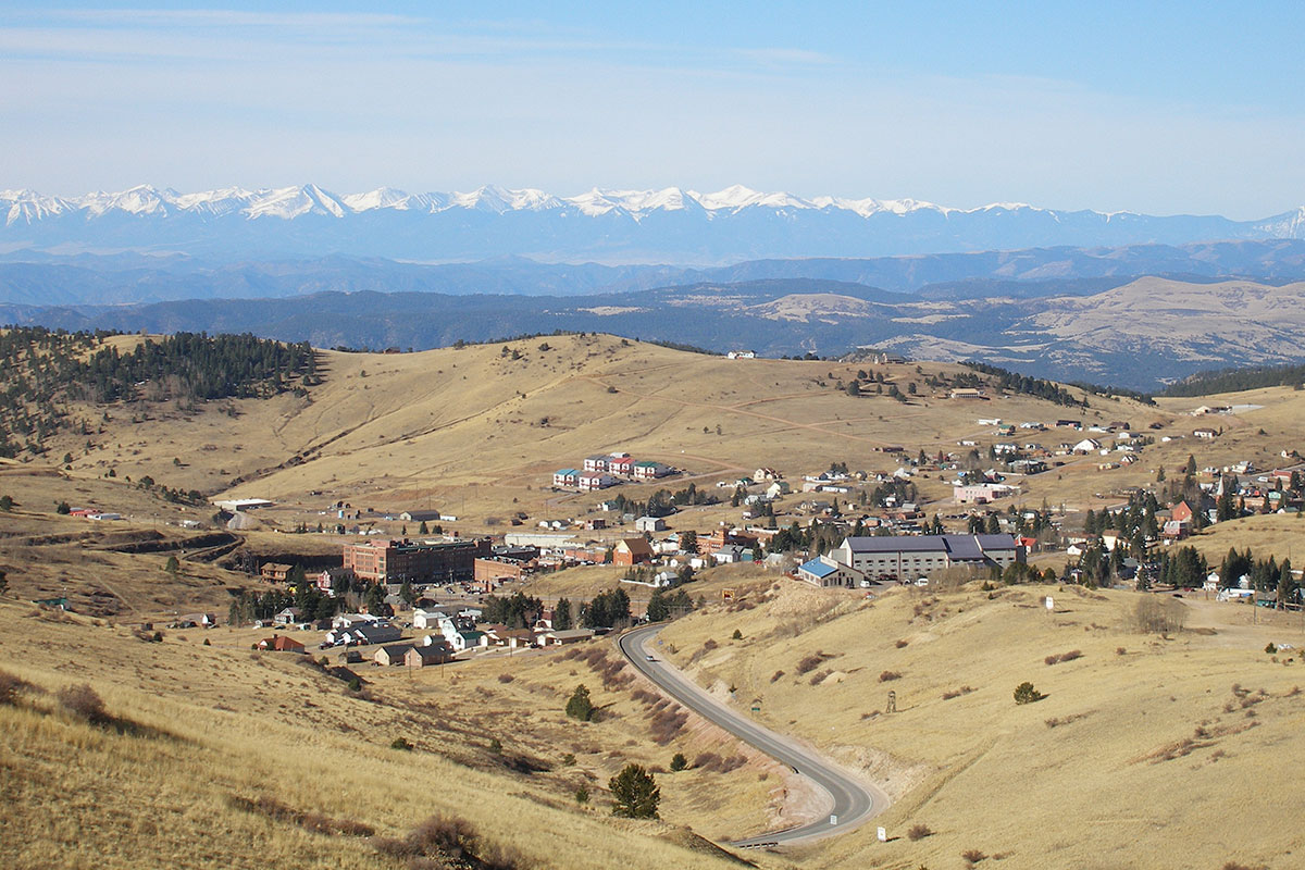 Overlooking Cripple Creek on the Gold Belt Tour Scenic Byway