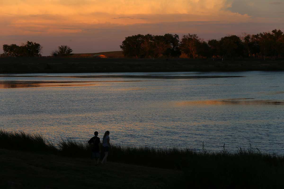 Dusk at John Martin Reservoir State Park