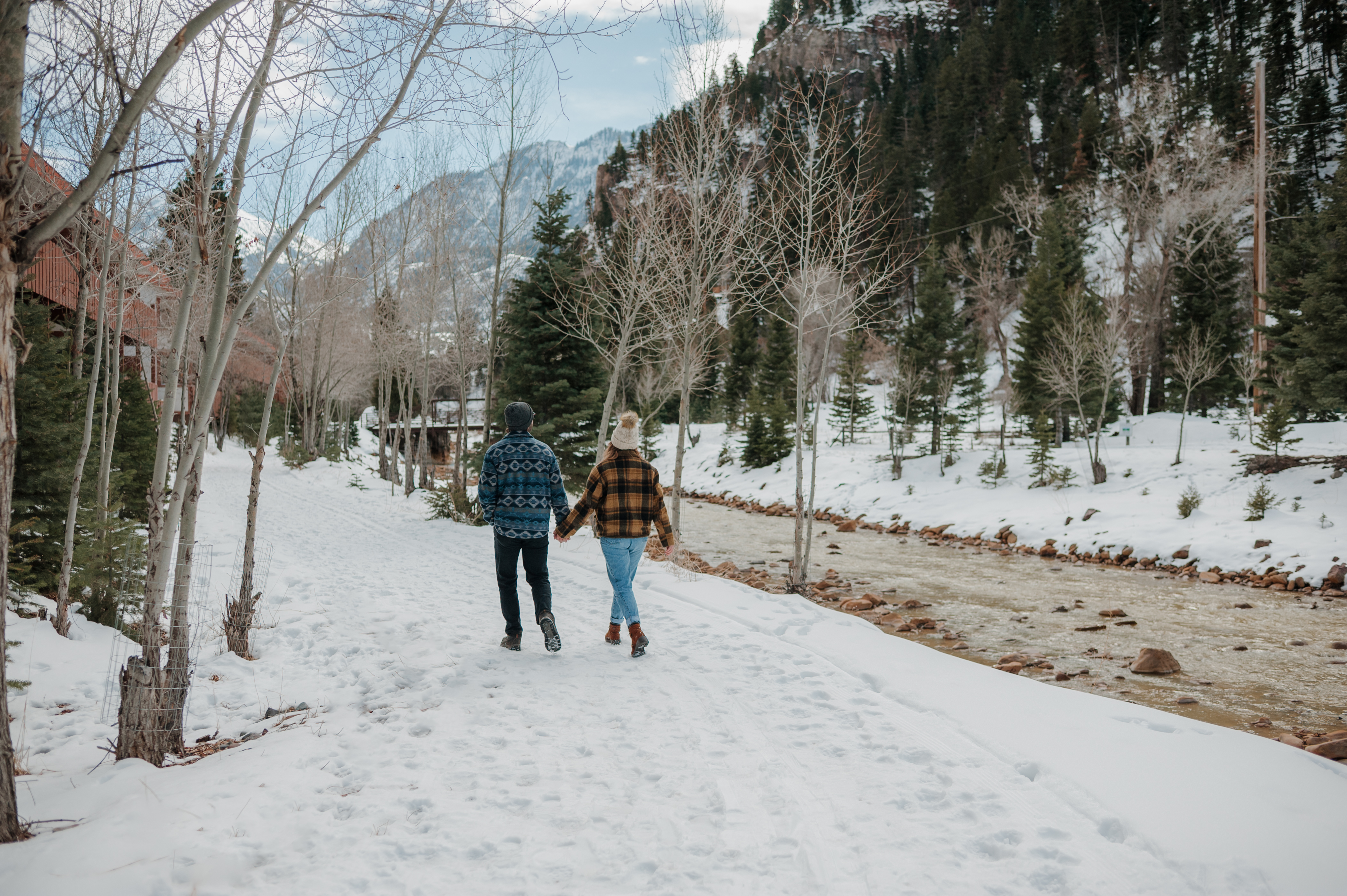 timber ridge lodge is located along the uncompahgre riverwalk trail, just a short walk to the ouray hot springs, downtown ouray and hiking trails photo 2