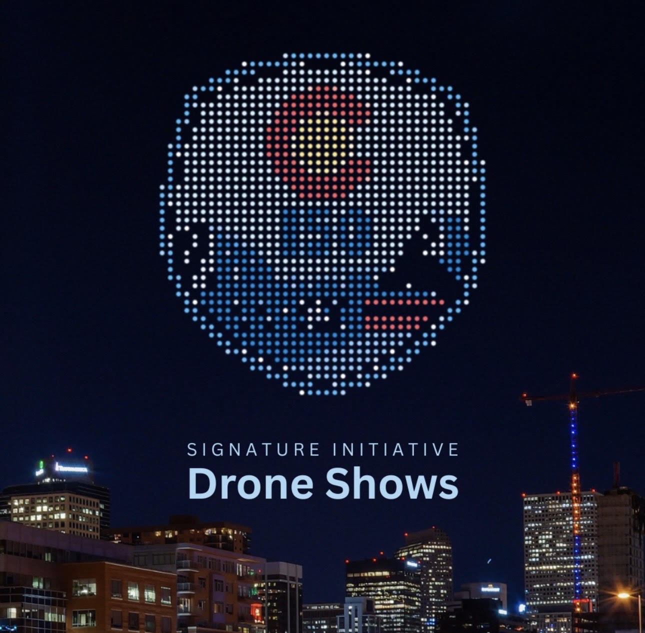 250-150 drone shows: stories in the sky - peach festival photo
