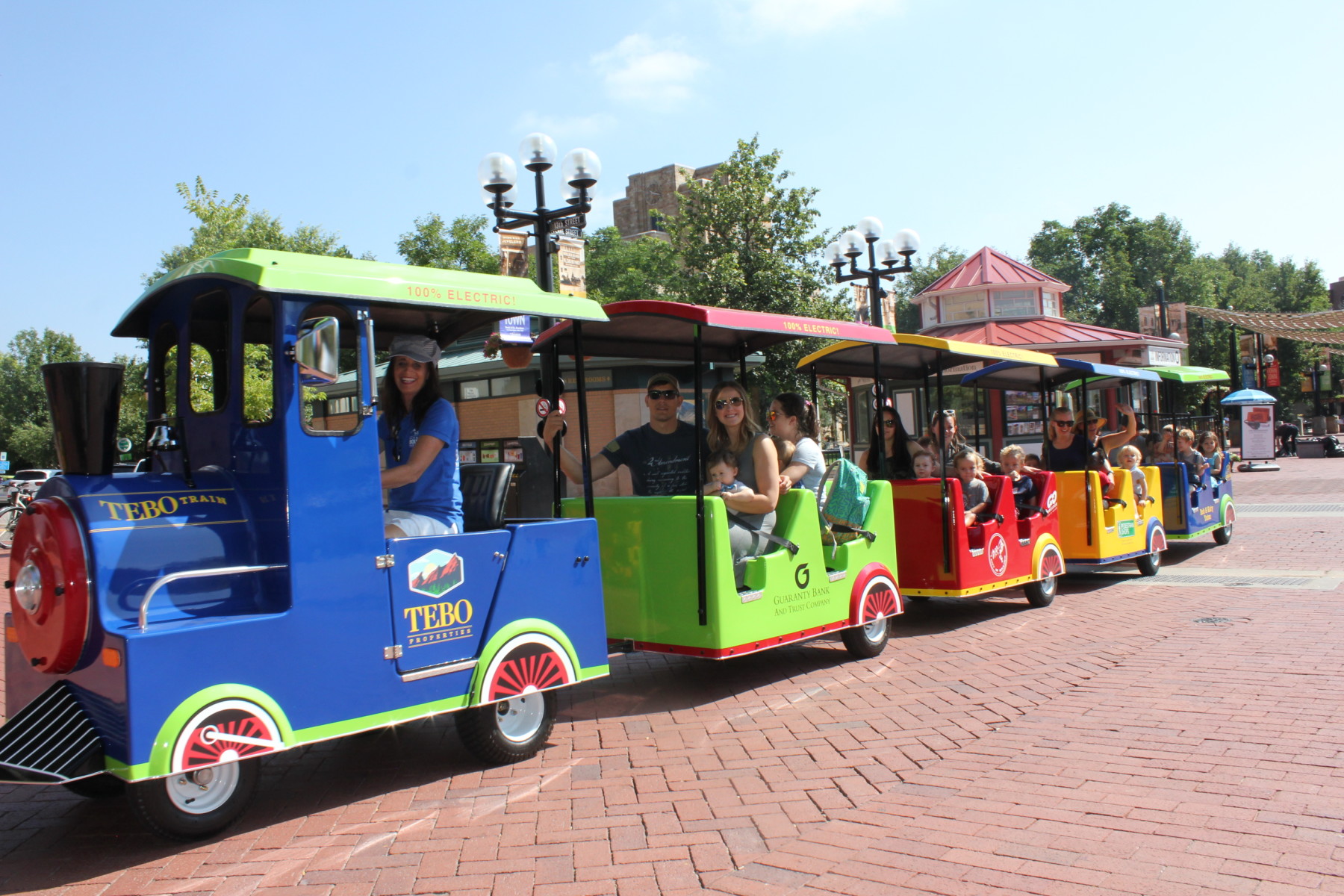 free kids rides on the tebo train photo