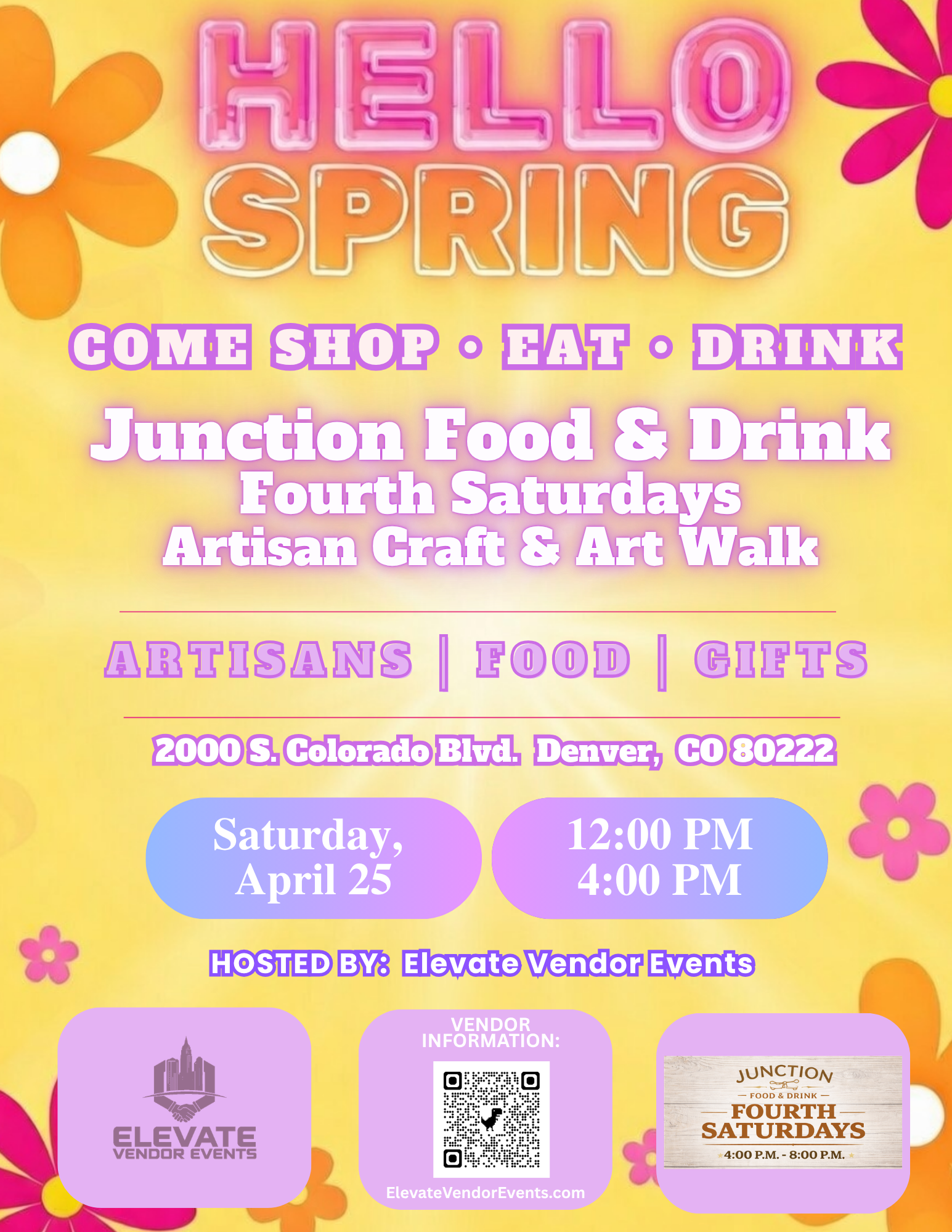 hello spring artisan market | food, drinks & local vendors | april 25 photo