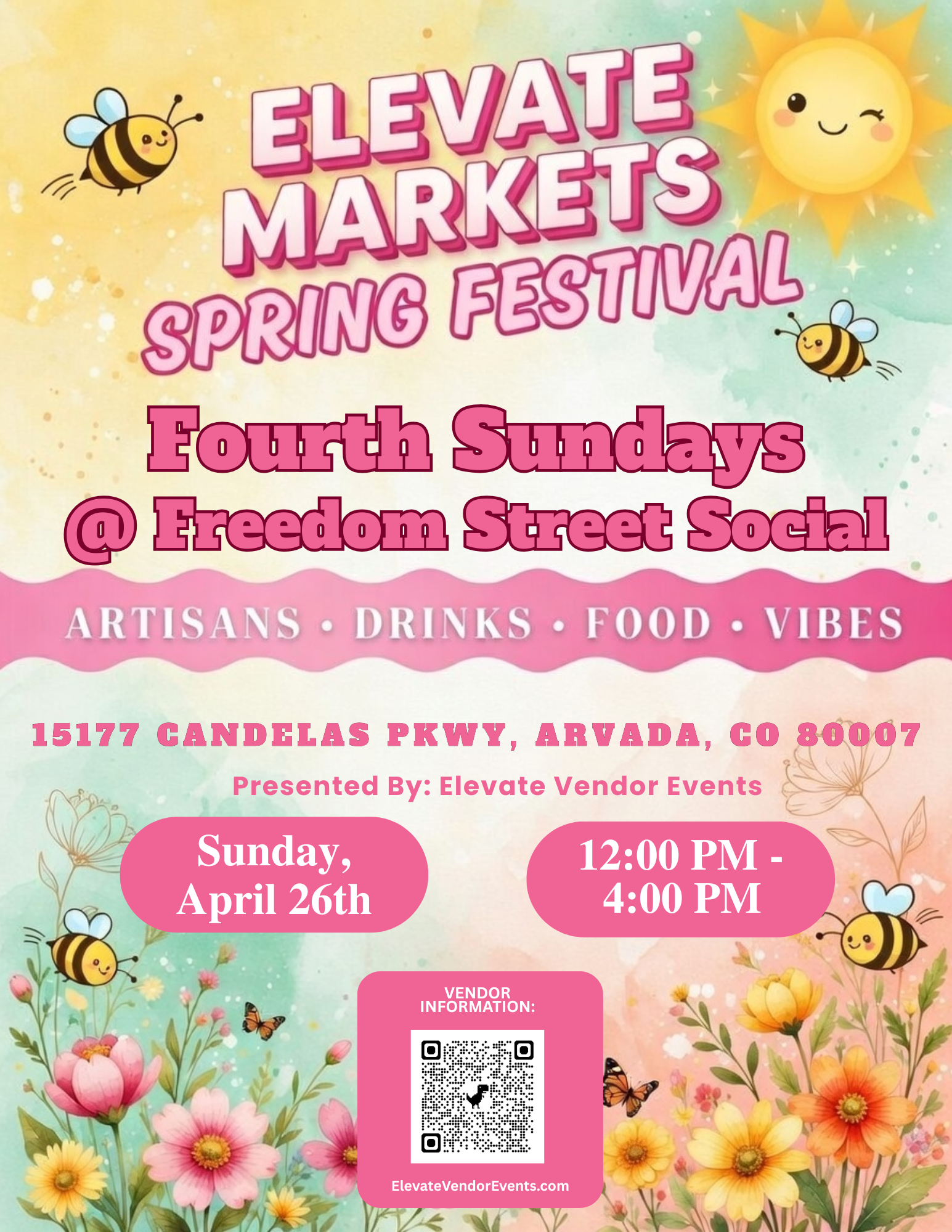 elevate markets spring festival | fourth sundays | freedom street social (arvada) photo