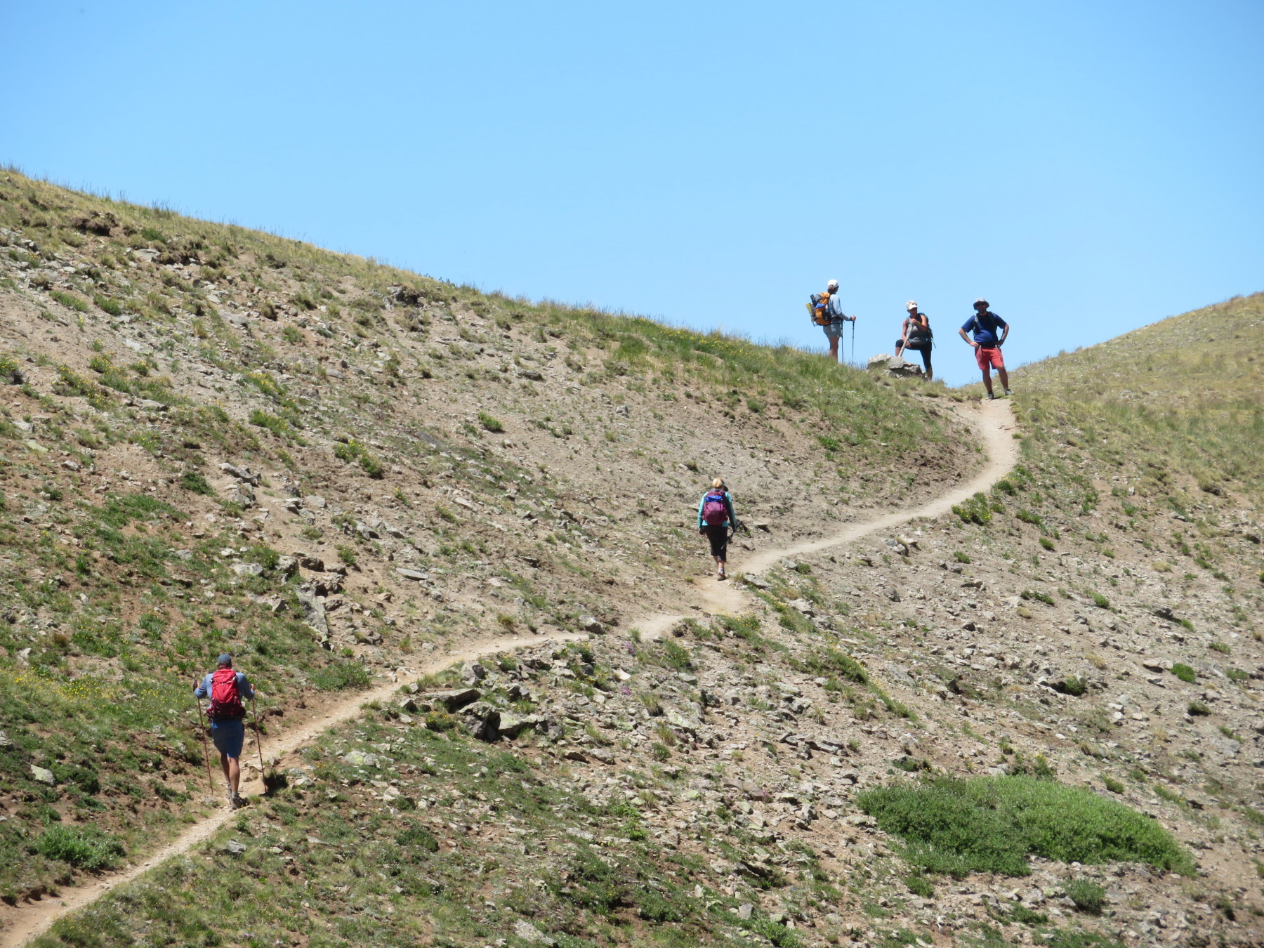 a week-long guided trek on the colorado trail, segments 6 - 8. photo