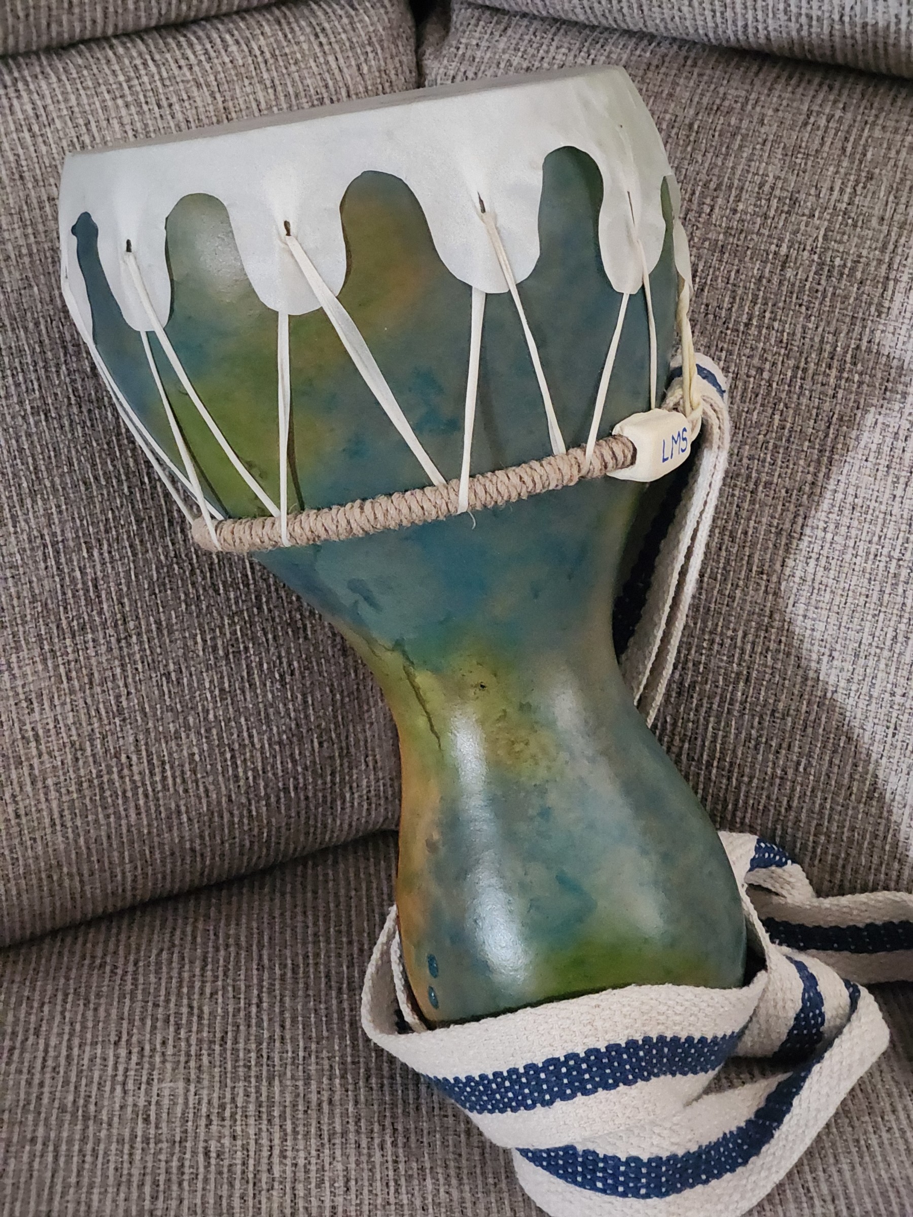 gourd art: hand drum photo