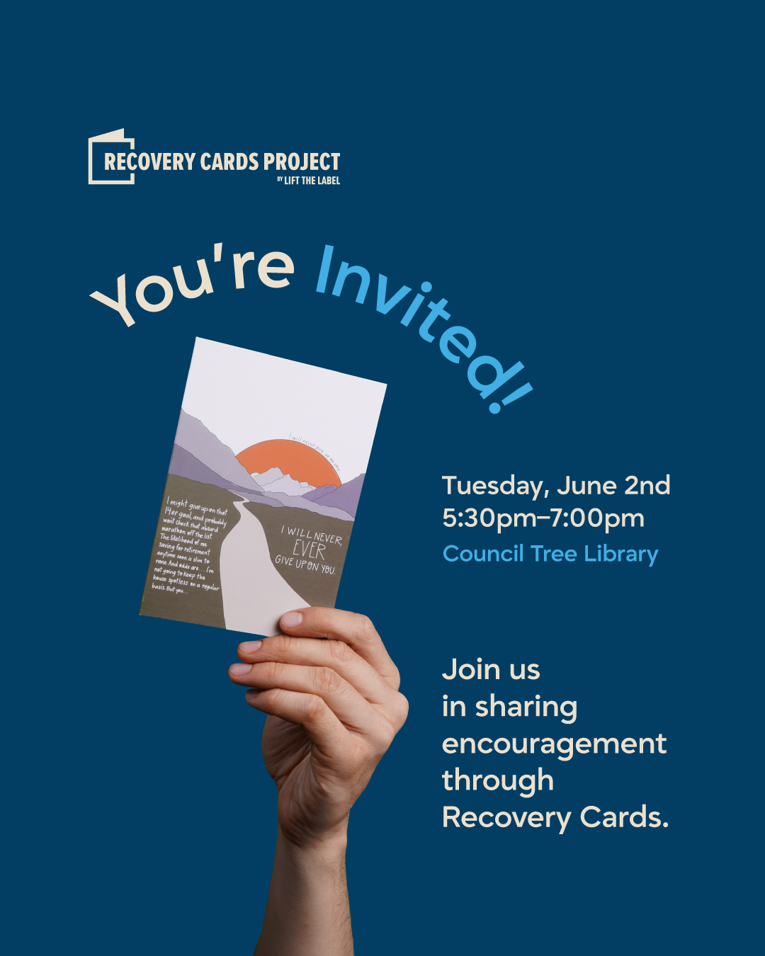recovery cards project america 250 - colorado 150 celebration (council tree library) photo
