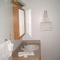 squeaky-clean bathroom. photo