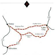 alpine loop map photo