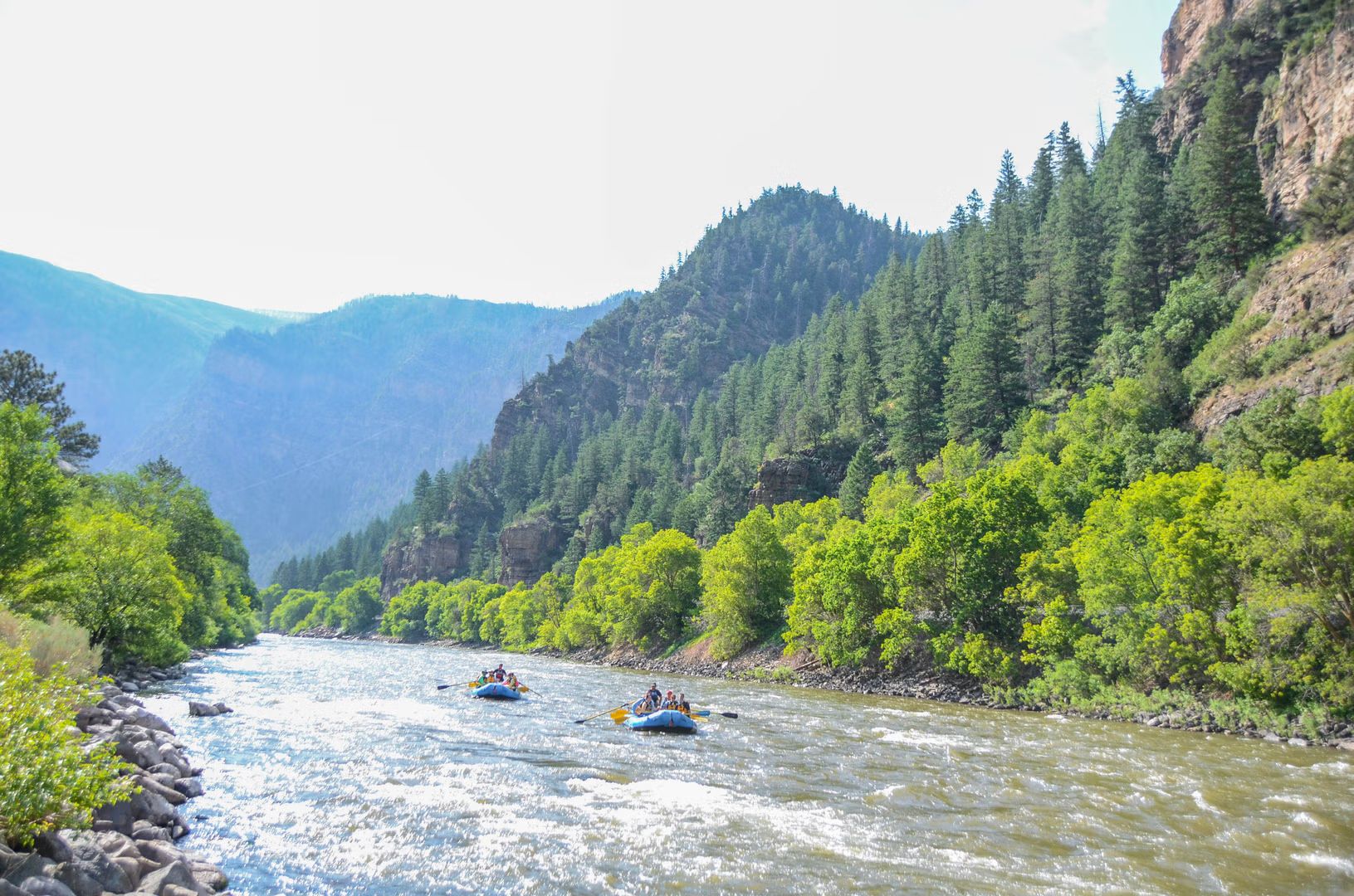 glenwood canyon rafting photo
