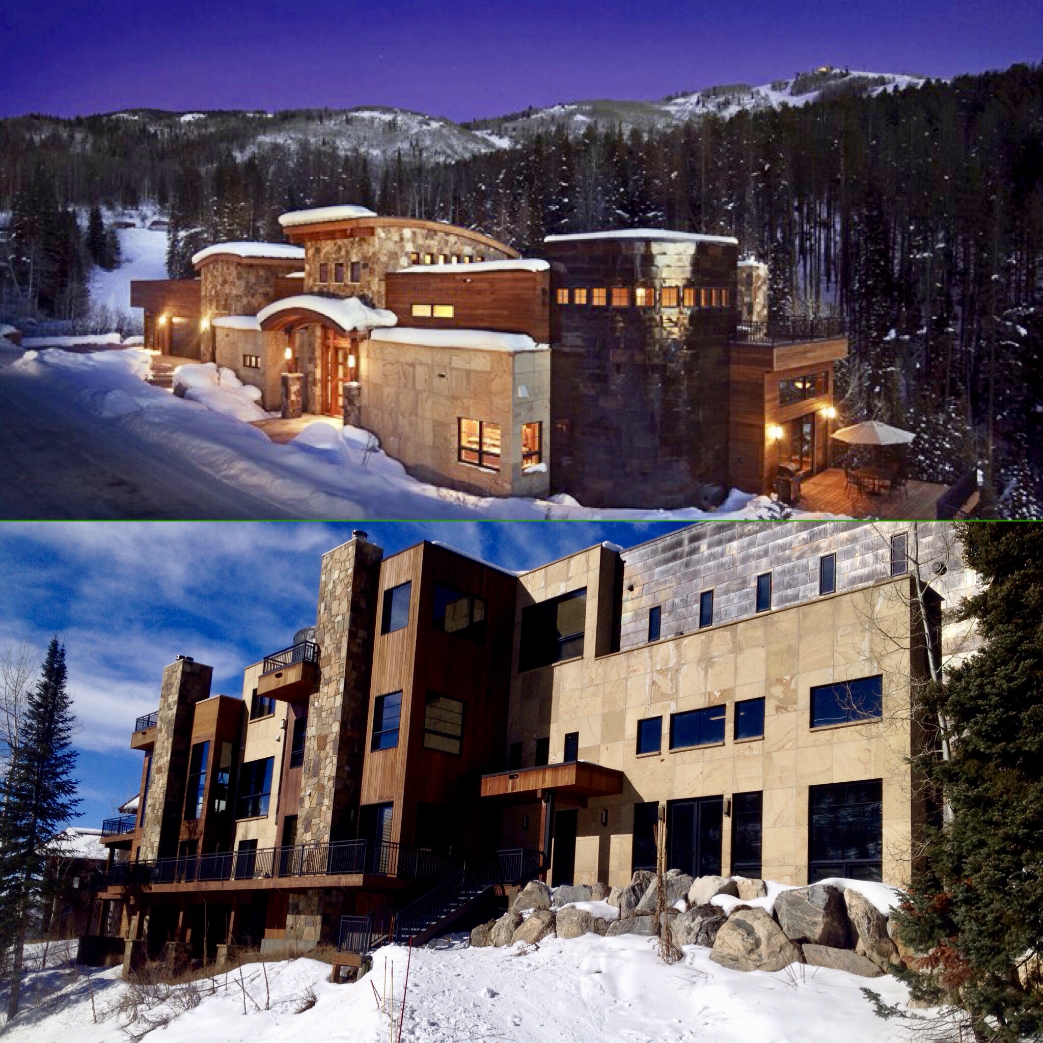 over the edge chalet, steamboat’s true ski in/out modern mountain luxury home photo